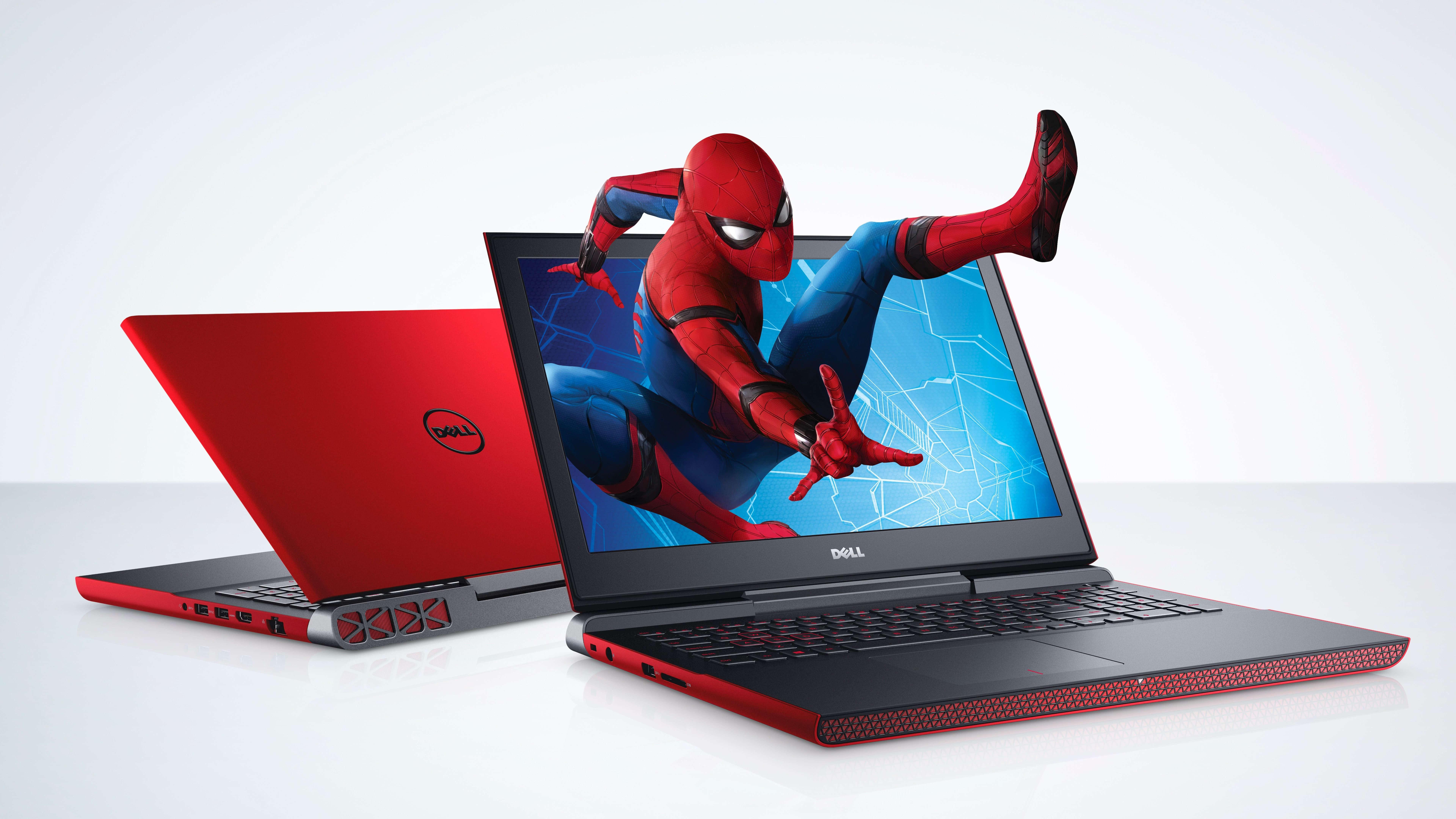 7680x4320 Máy tính xách tay chơi game Dell Spiderman Edition Inspiron 15 7000 UHD 8K
