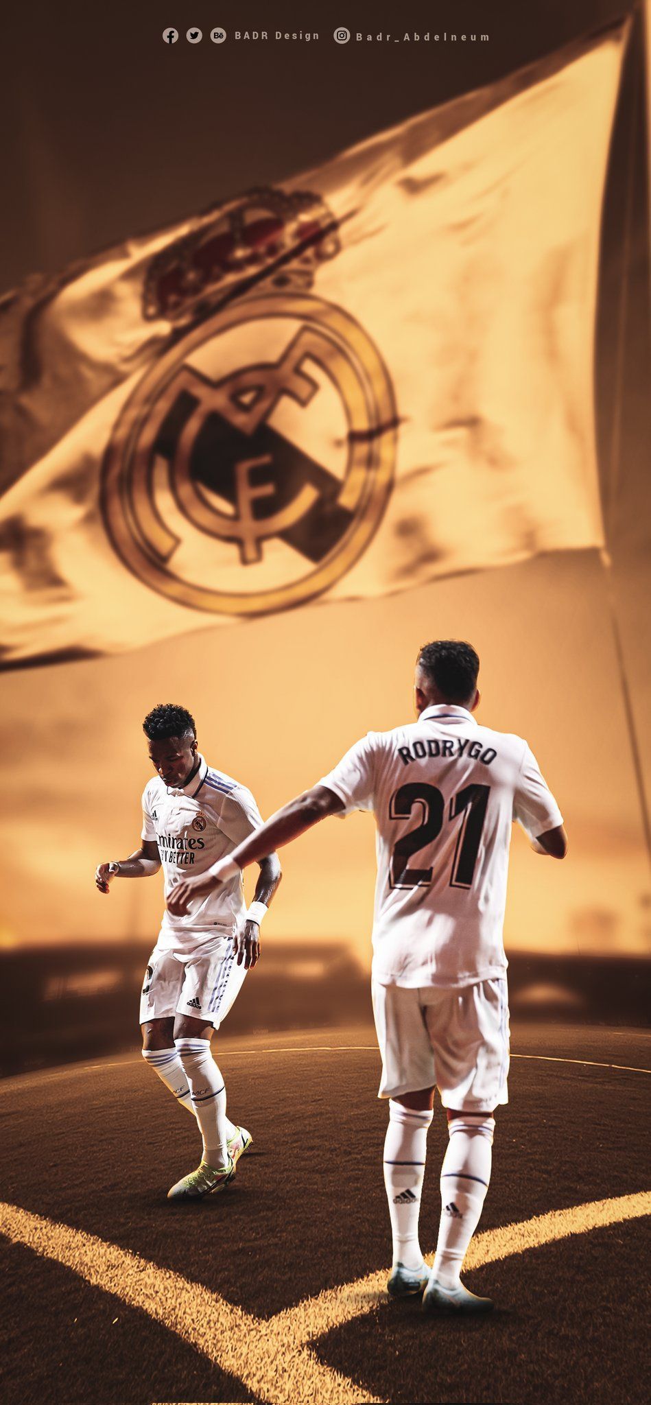 949x2048 Wallpaper. Vini & Rodrygo