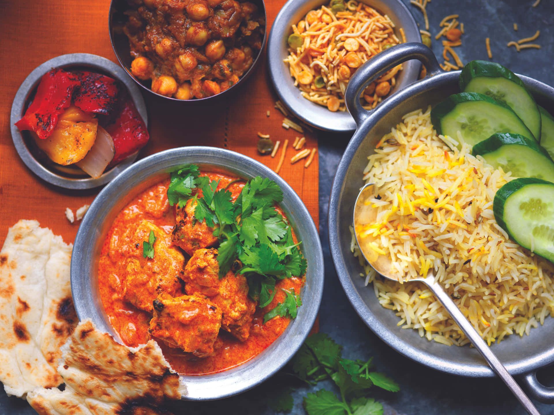 1920x1440 Indian Food Wallpaper