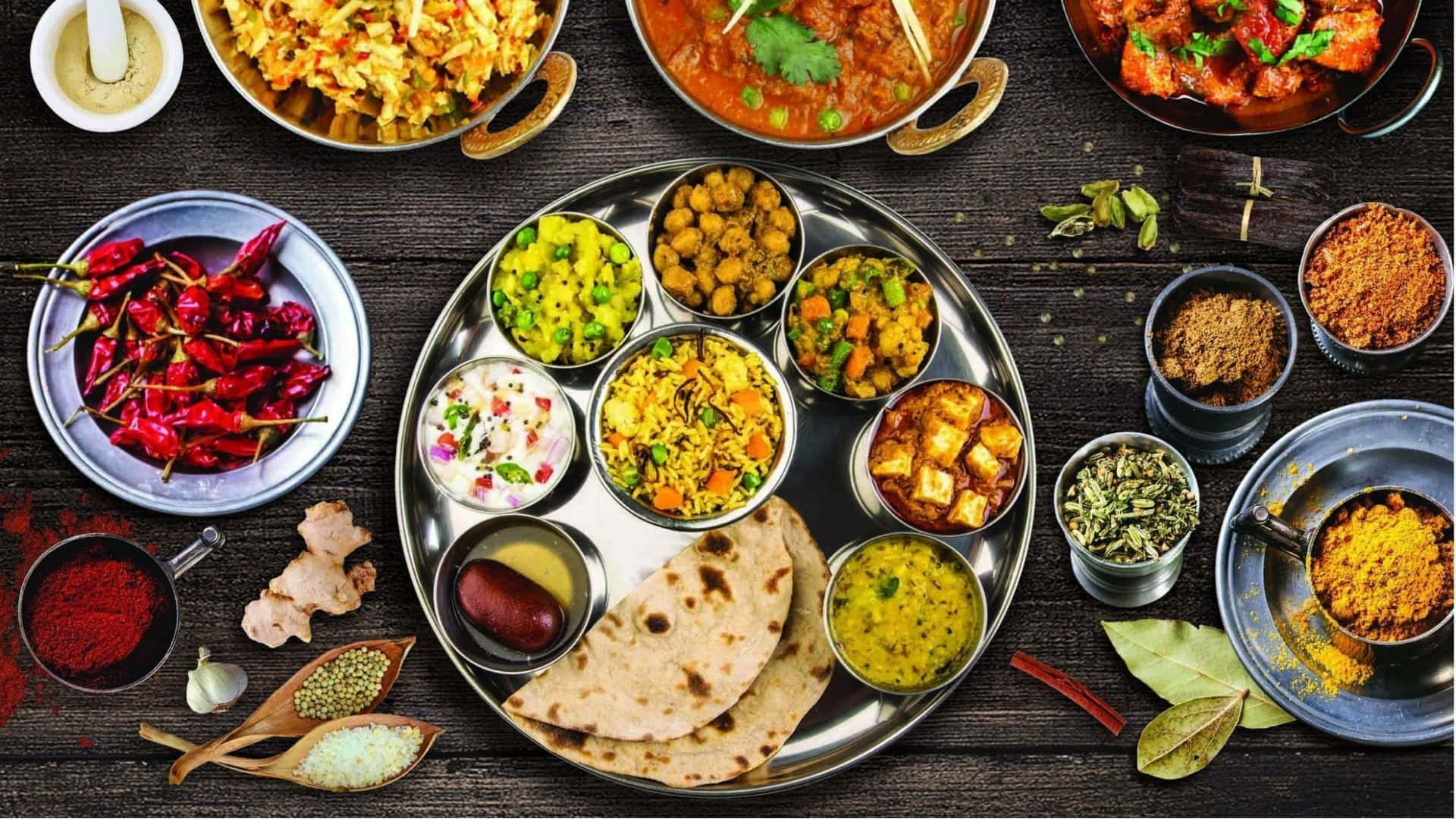 1920x1080 Indian Food Wallpaper