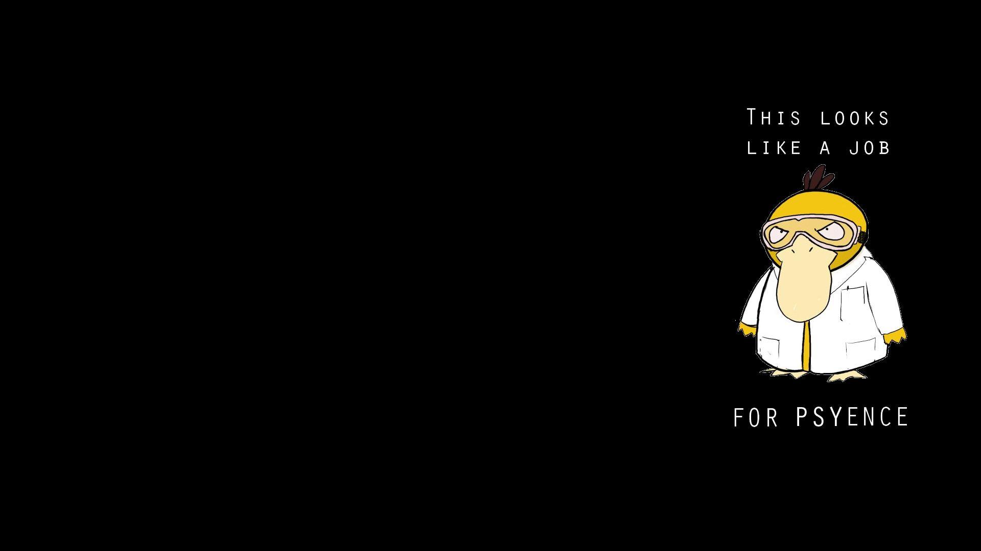 1920x1080 pokemon, Psyduck, simple background wallpaper