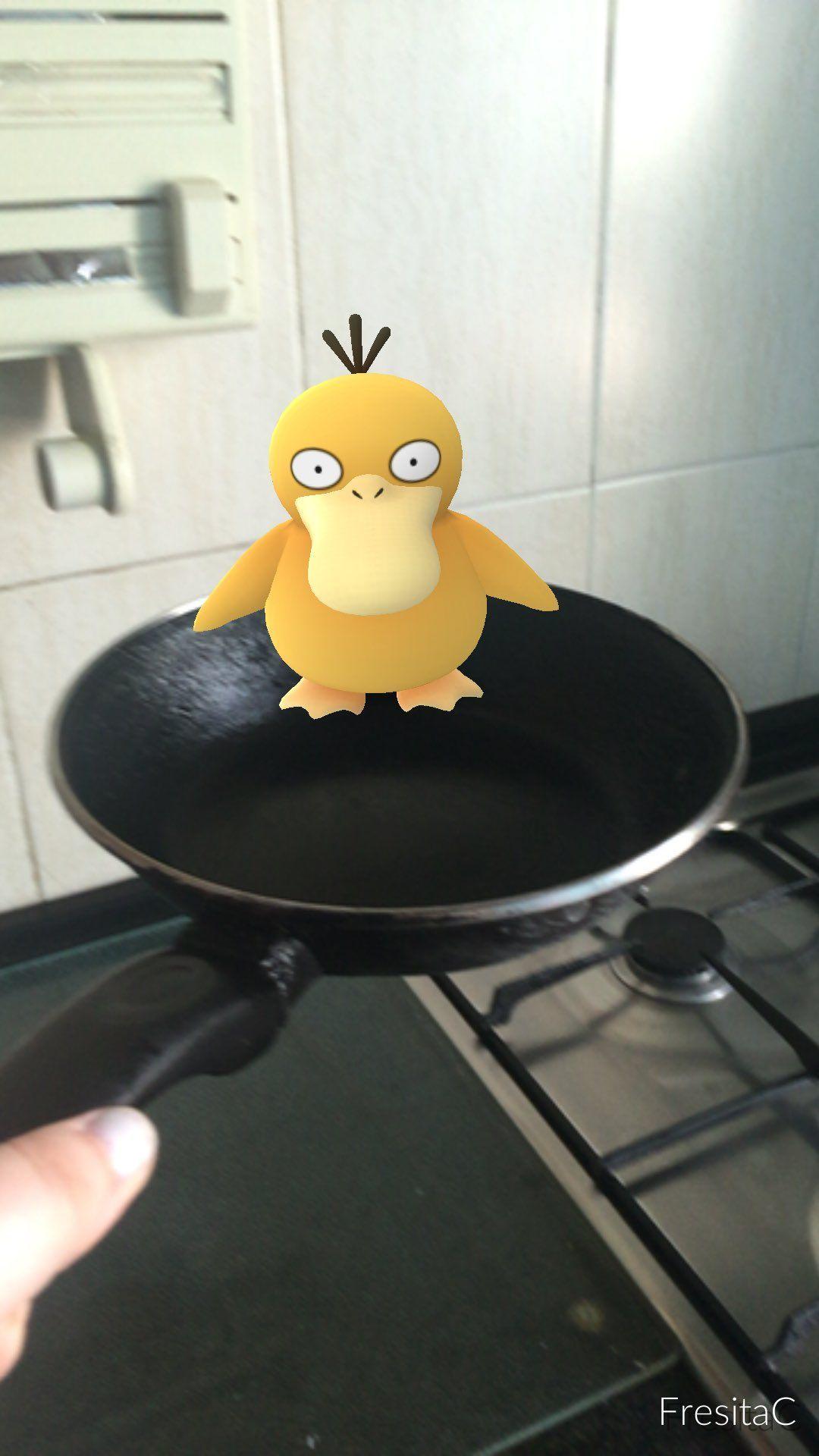 1080x1920 hd pokemon go funny psyduck wallpaper for mobile. Psyduck