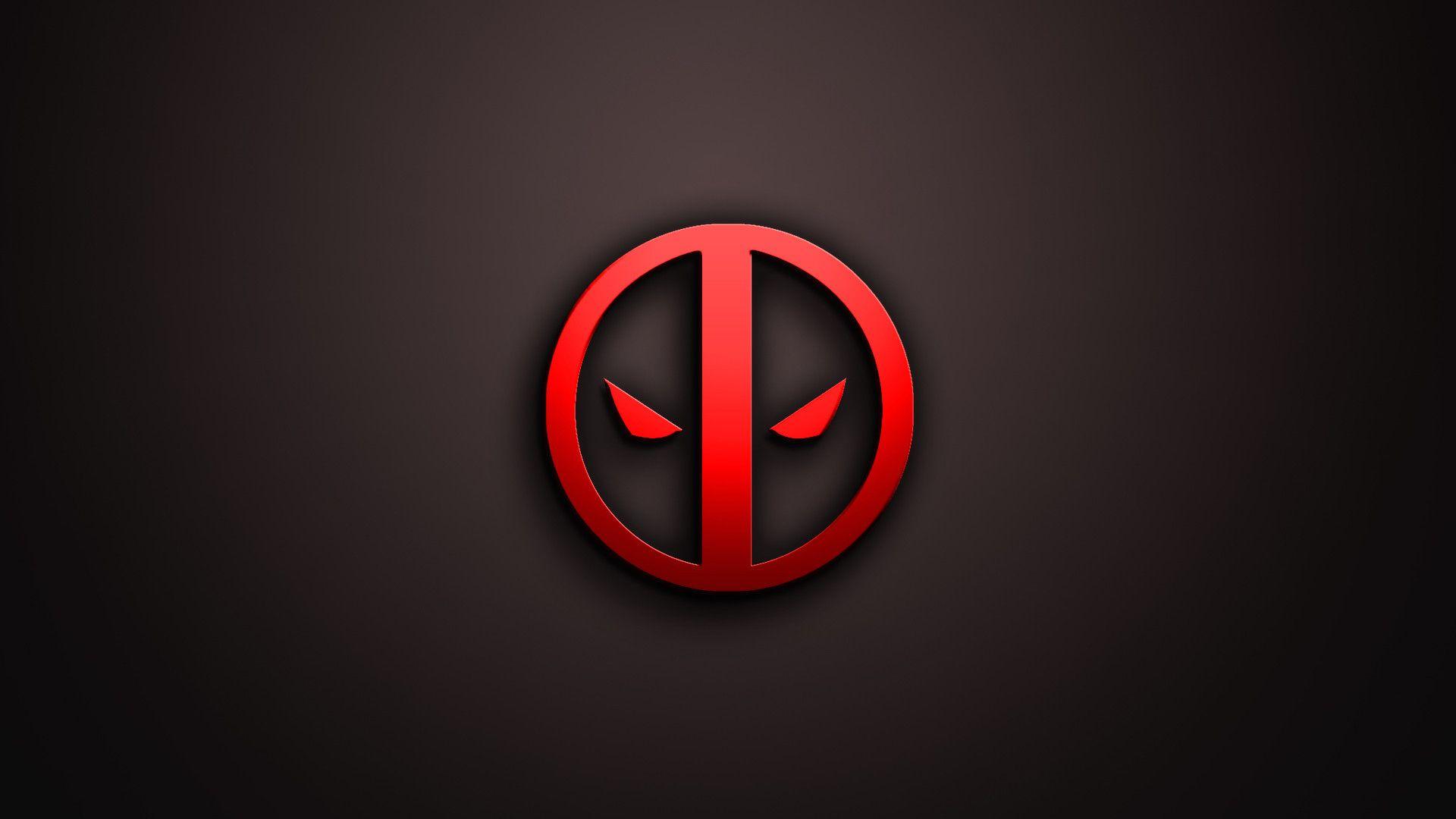 1920x1080 3D Deadpool Logo hình nền