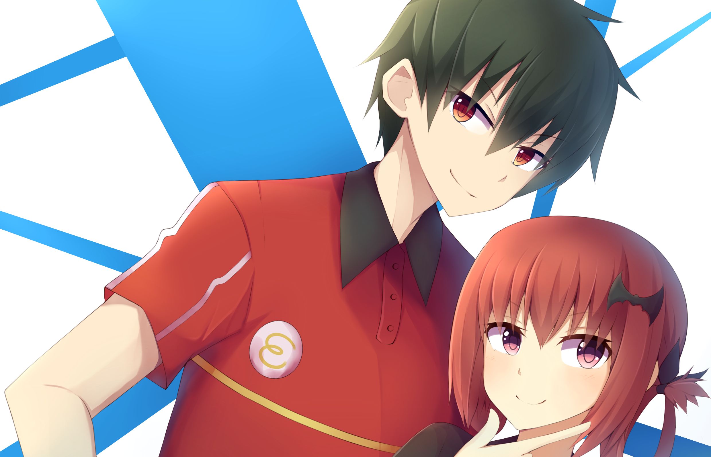2480x1594 Anime, Crossover, Hataraku Maou Sama
