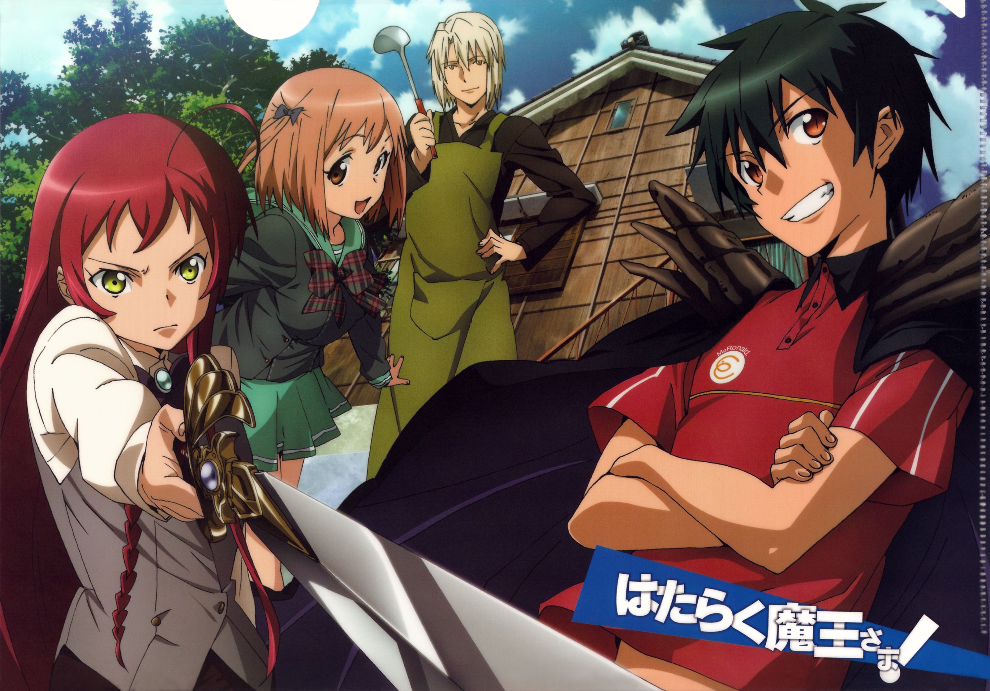 3200x2236 sasaki chiho, yusa emi, maou sadao