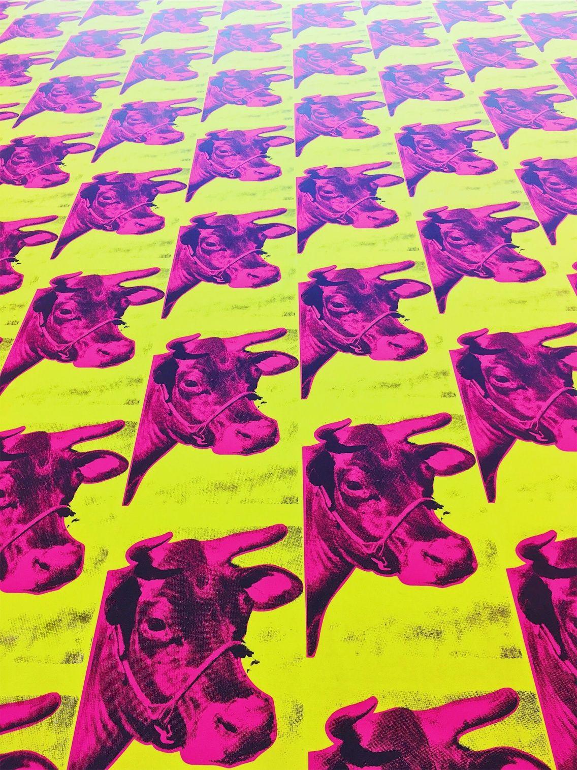 1136x1515 Cow wallpaper by #AndyWarhol