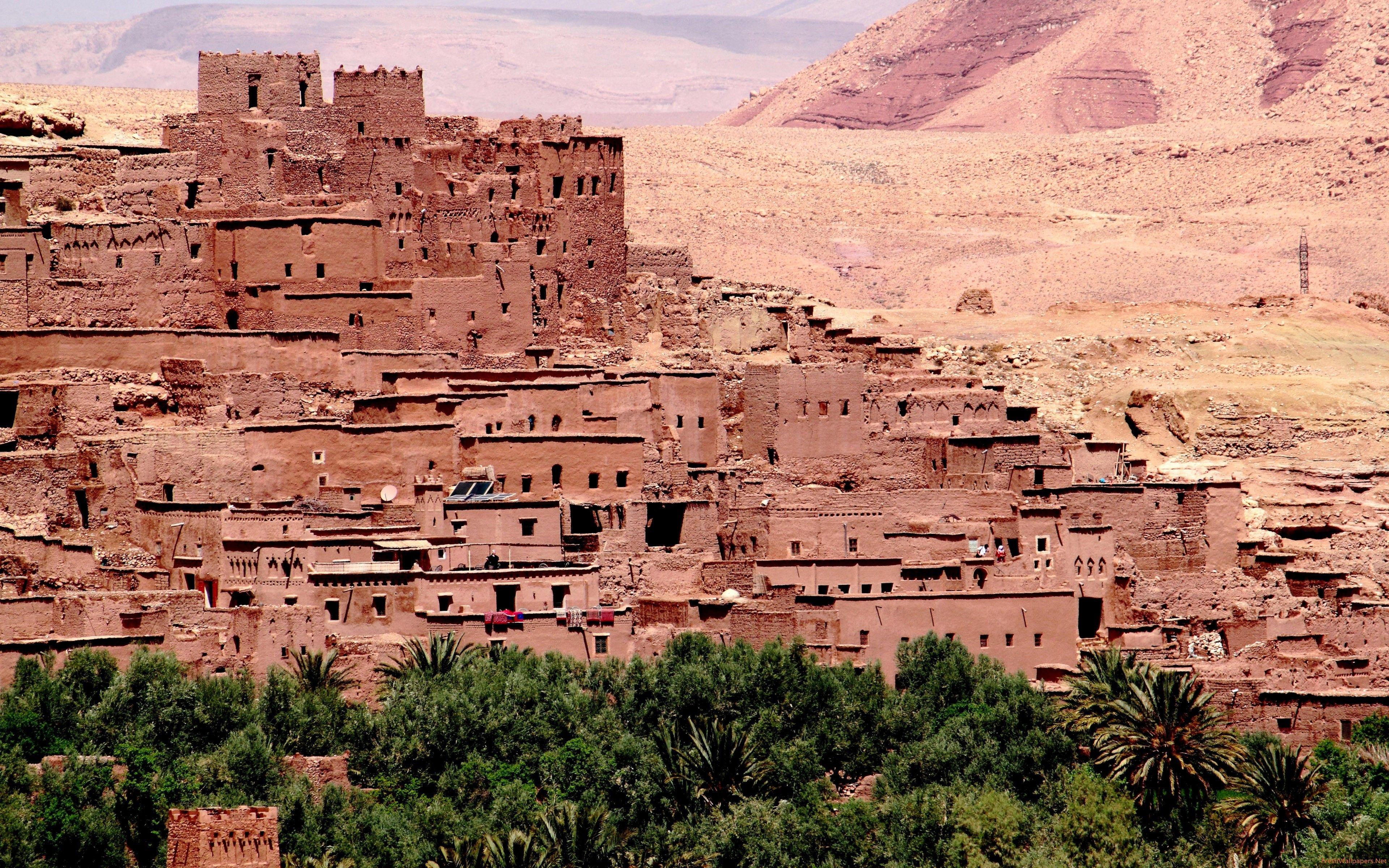 3840x2400 Ait Benhaddou Morocco wallpaper
