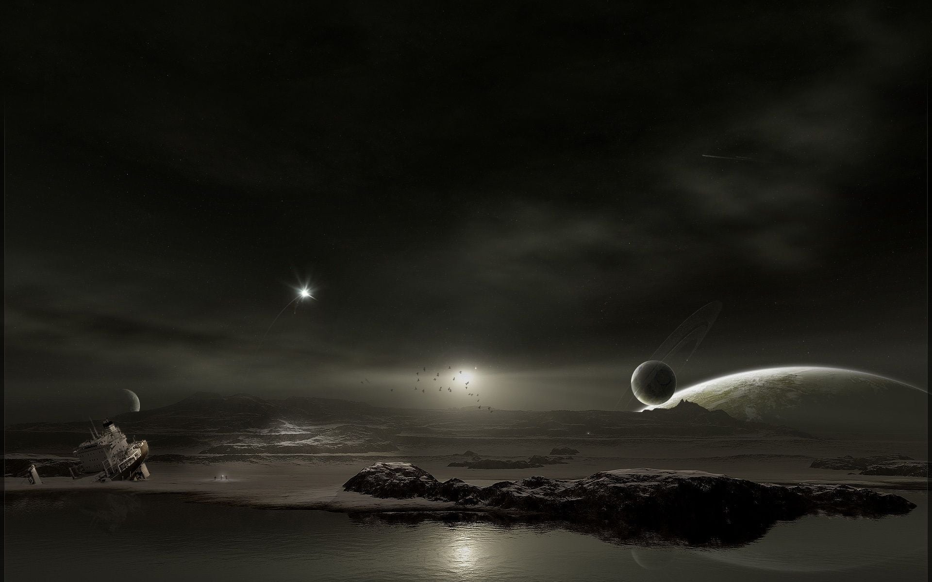 1920x1200 Nothingness Wallpaper