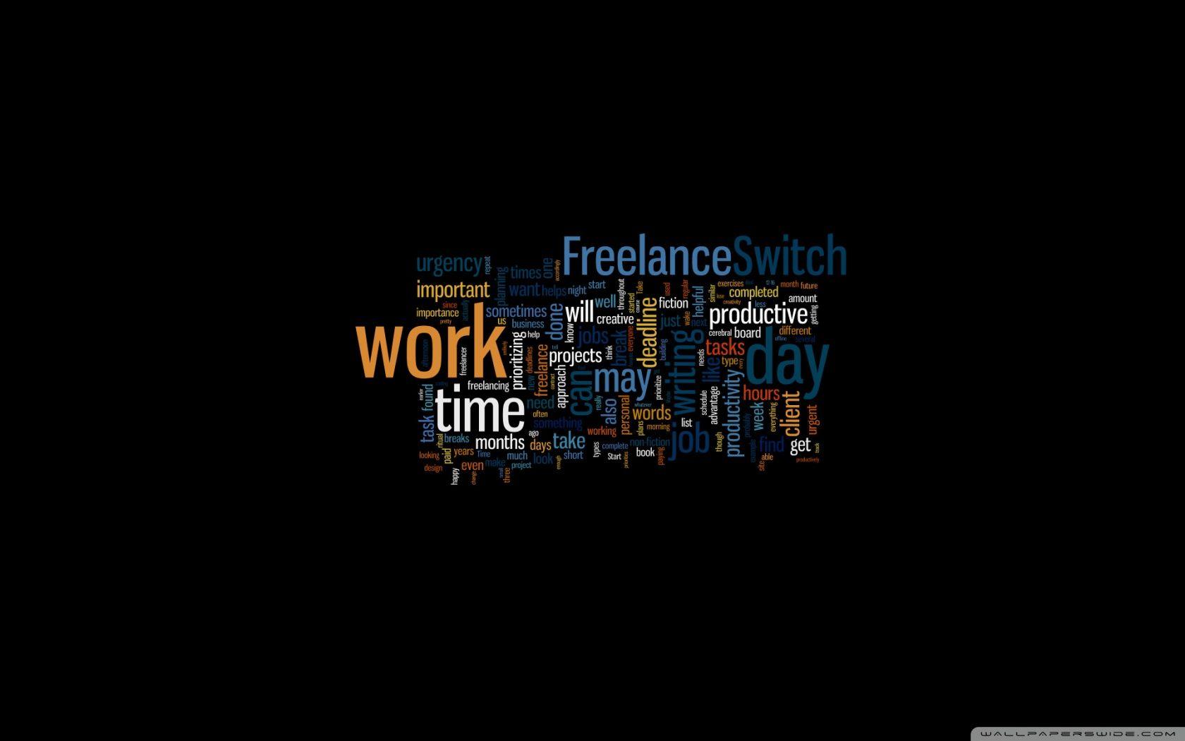 1680x1050 Freelance Switch Work Time ❤ 4K HD Desktop Wallpaper for 4K