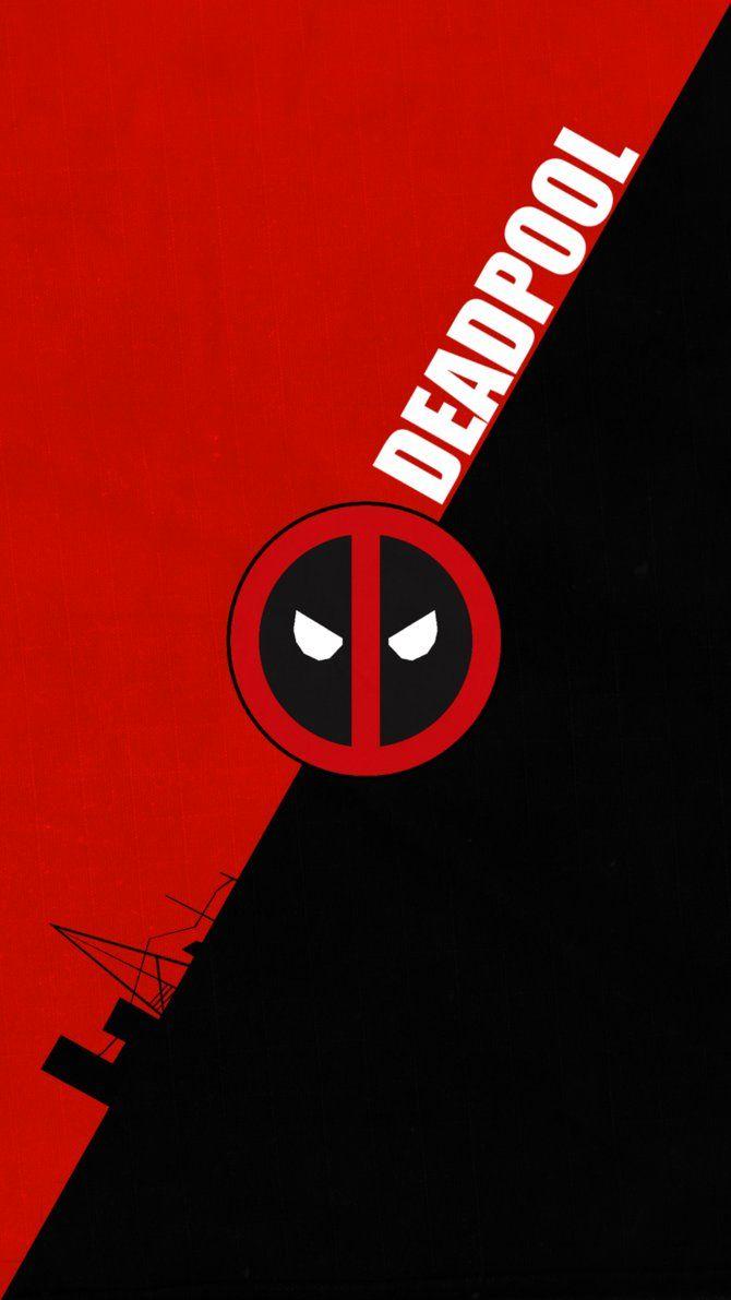 670x1191 Hình nền Logo Deadpool Độ nét cao • dodskypict