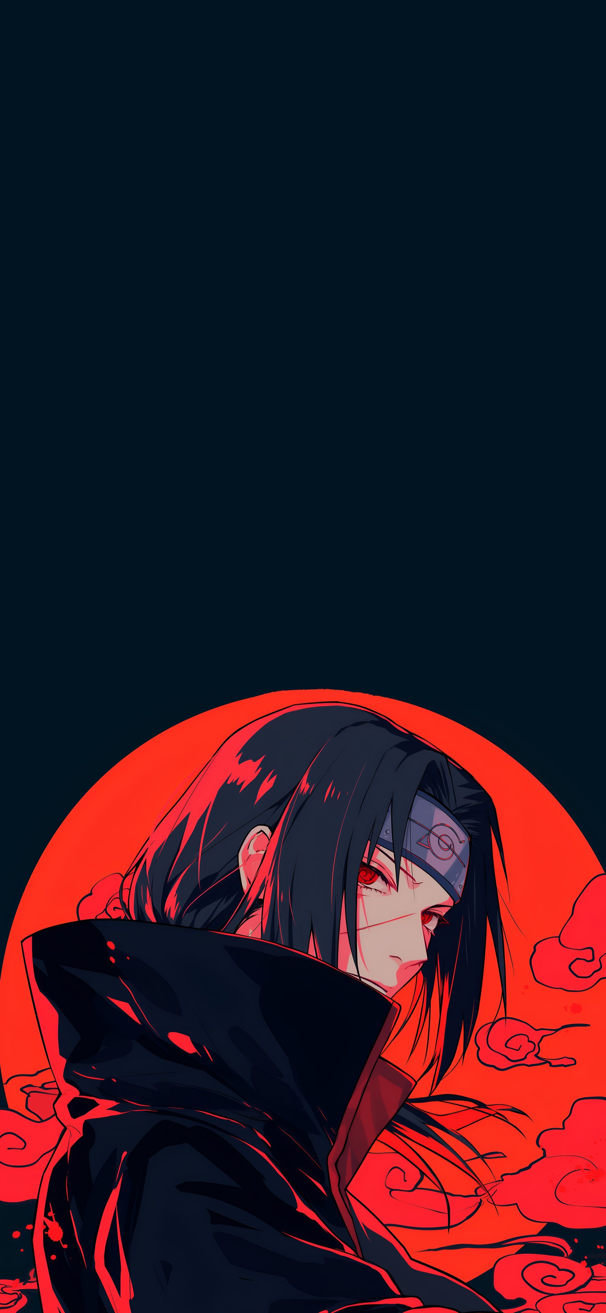 Itachi Red Moon Wallpapers - Top Free Itachi Red Moon Backgrounds ...