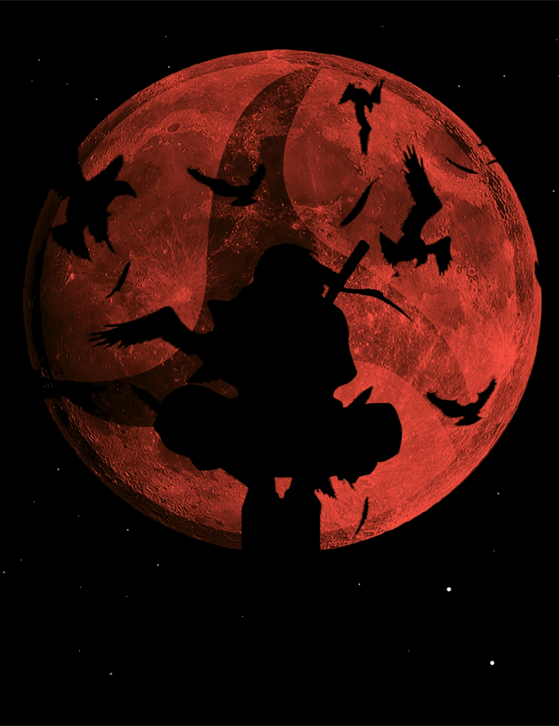 Itachi Red Moon Wallpapers - Top Free Itachi Red Moon Backgrounds ...