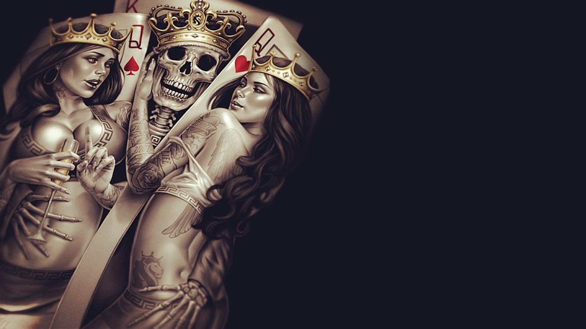 1920x1080 Skeleton King Wallpaper