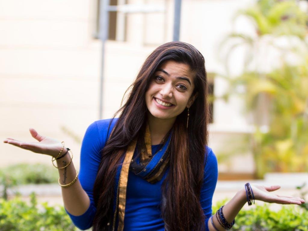 1024x768 Rashmika Mandanna HQ Wallpaper. Rashmika Mandanna