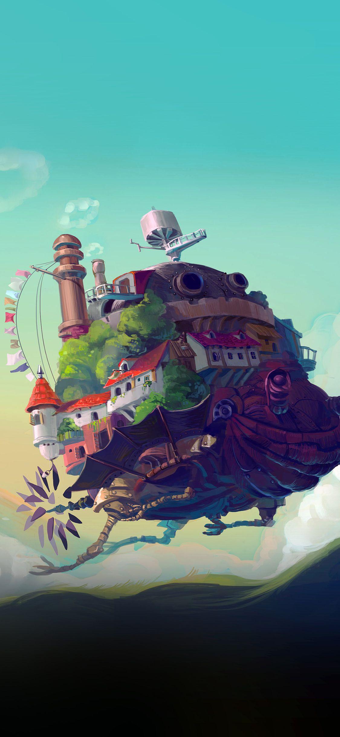 1125x2436 iPhone X Ghibli Wallpaper 4k, HD Wallpaper