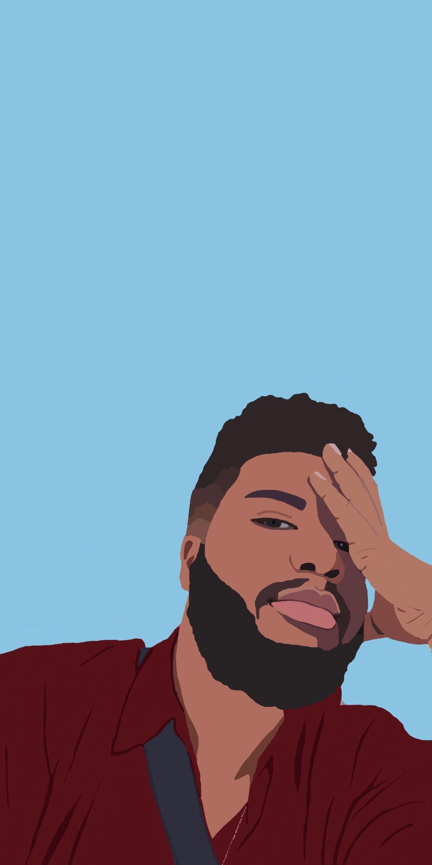 1448x2896 Khalid: a mood #khalid #music #drawing. Drawing in 2019