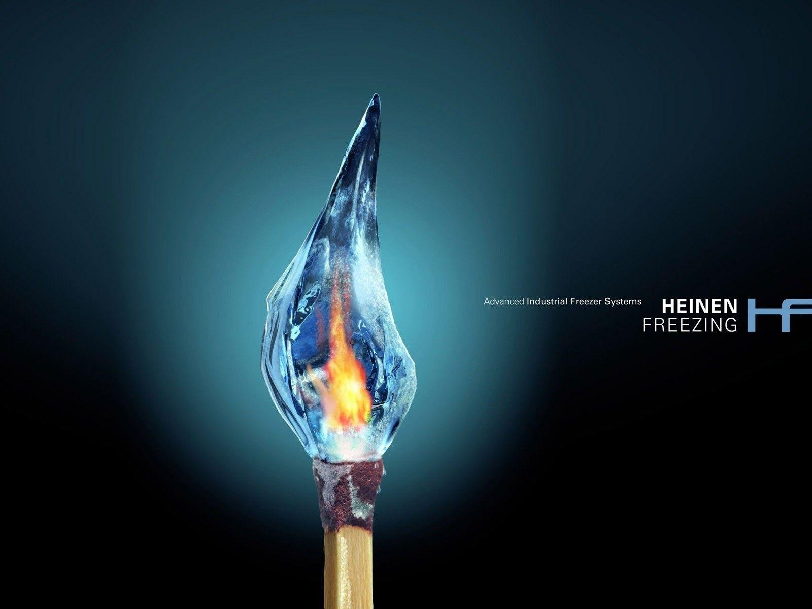 1600x1200 ice, fire, frozen, match wallpaper