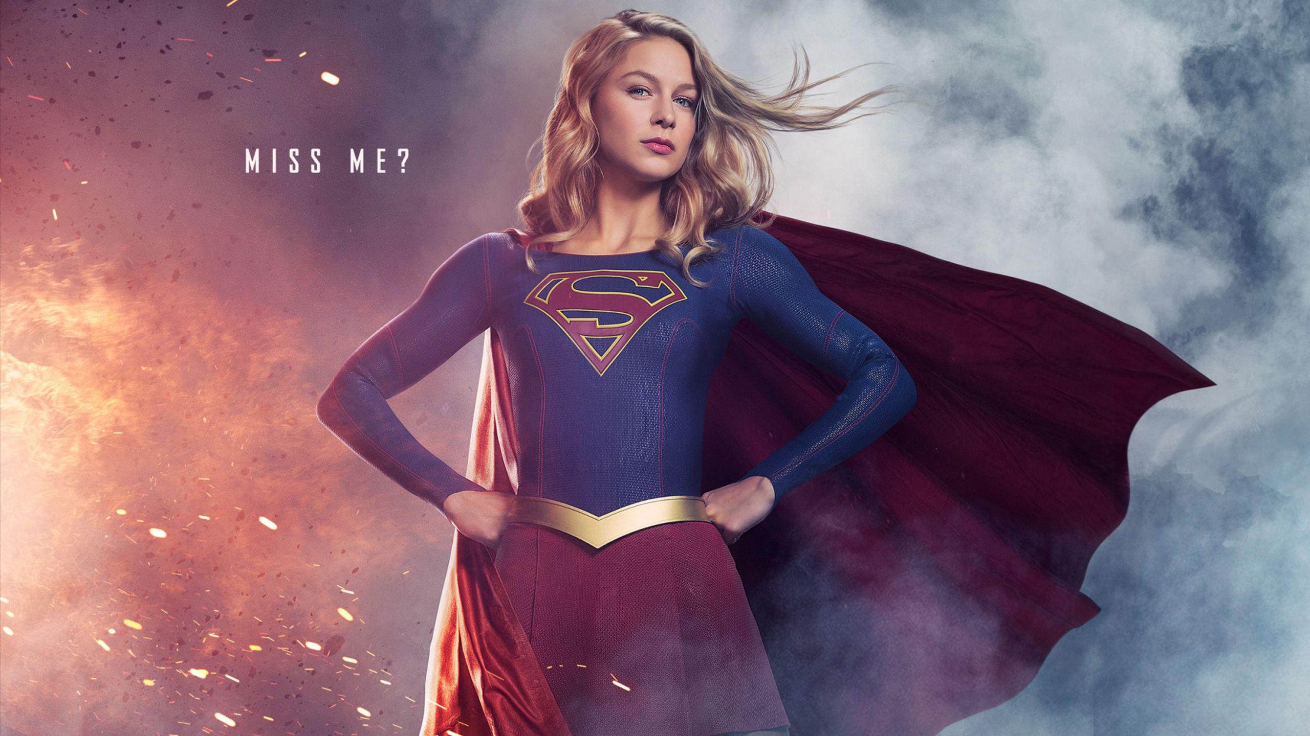 2560x1440 Melissa Benoist In Supergirl Season 3 2018 1440P