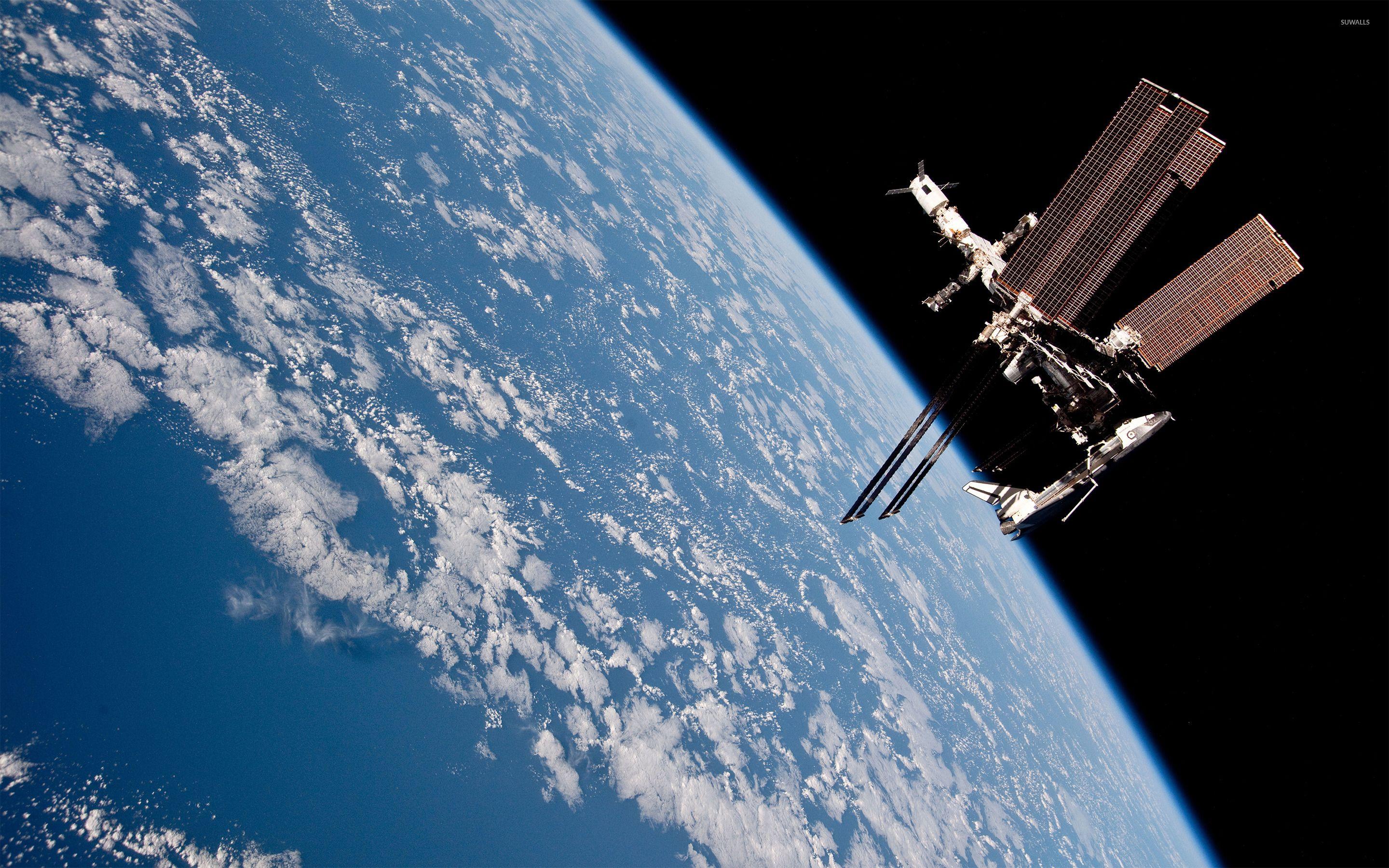 space station wallpaper widescreen