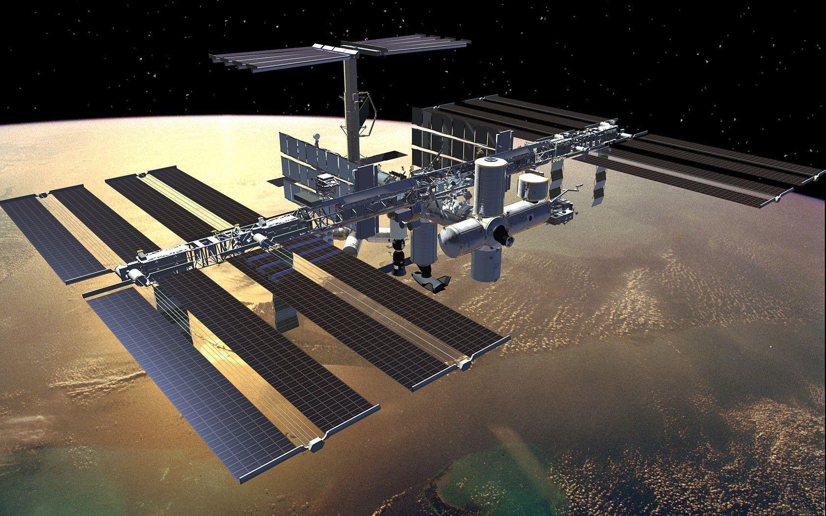 1680x1050 International Space Station (ISS) Wallpaper