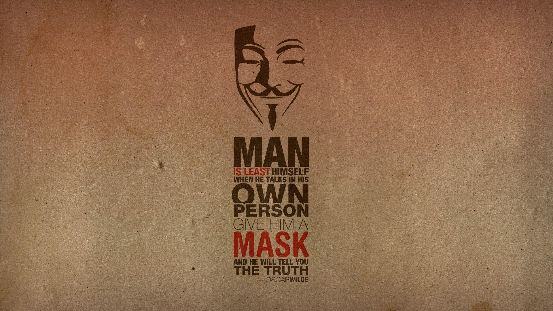 1920x1080 Quotes Anonymous Masks Guy Fawkes Guy Fawkes Mask Desktop
