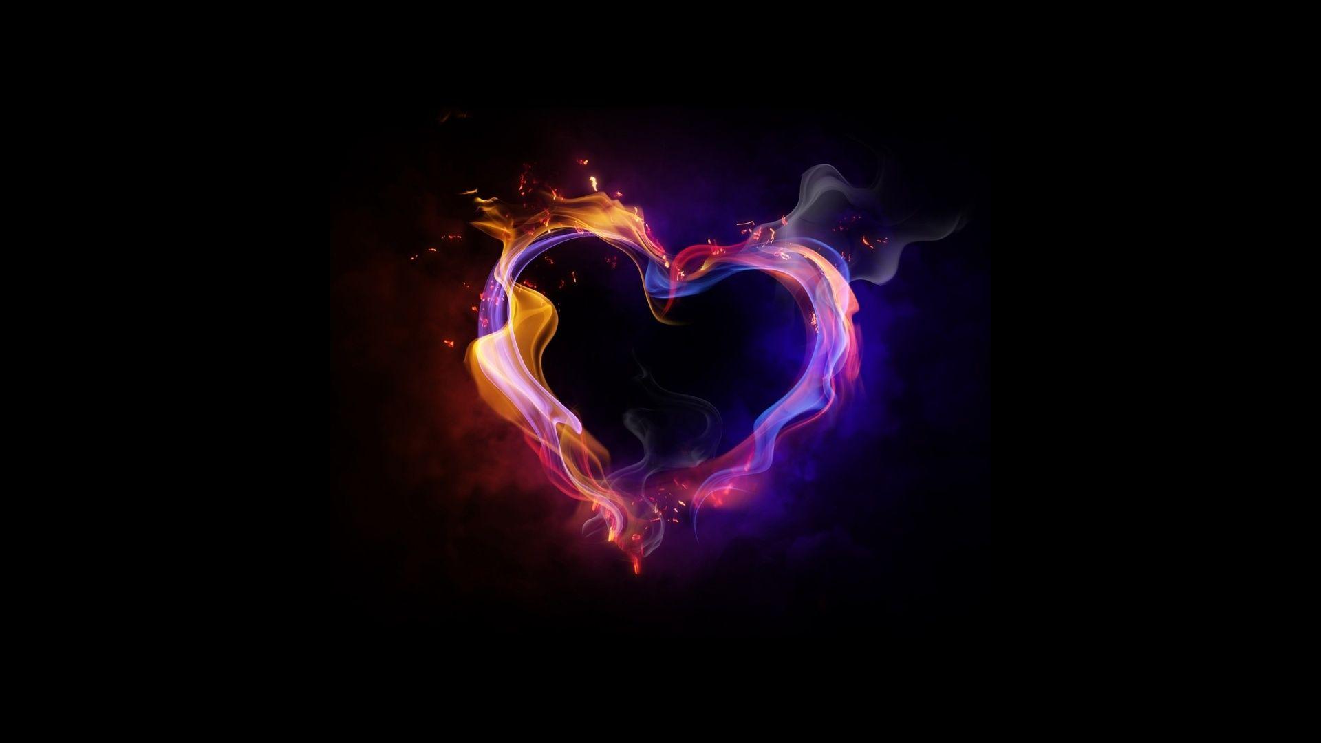 1920x1080 Fire & Ice Ying Yang desktop PC and Mac wallpaper