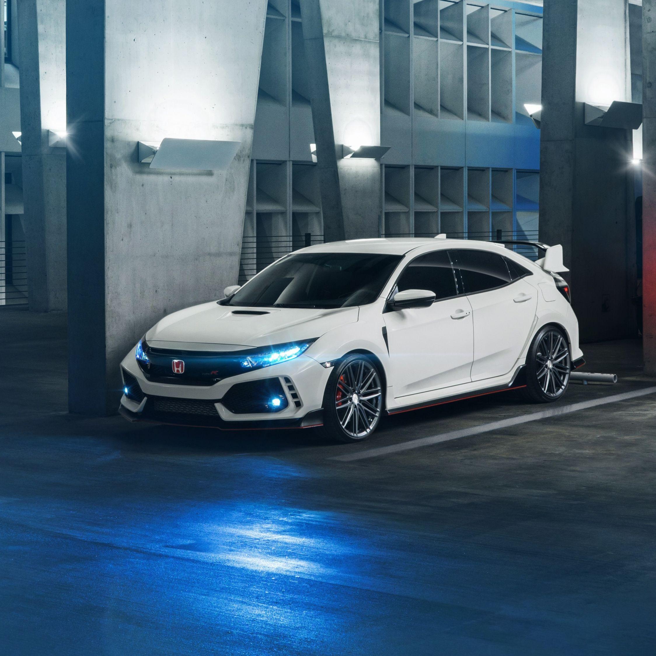 Honda Civic Type r белая