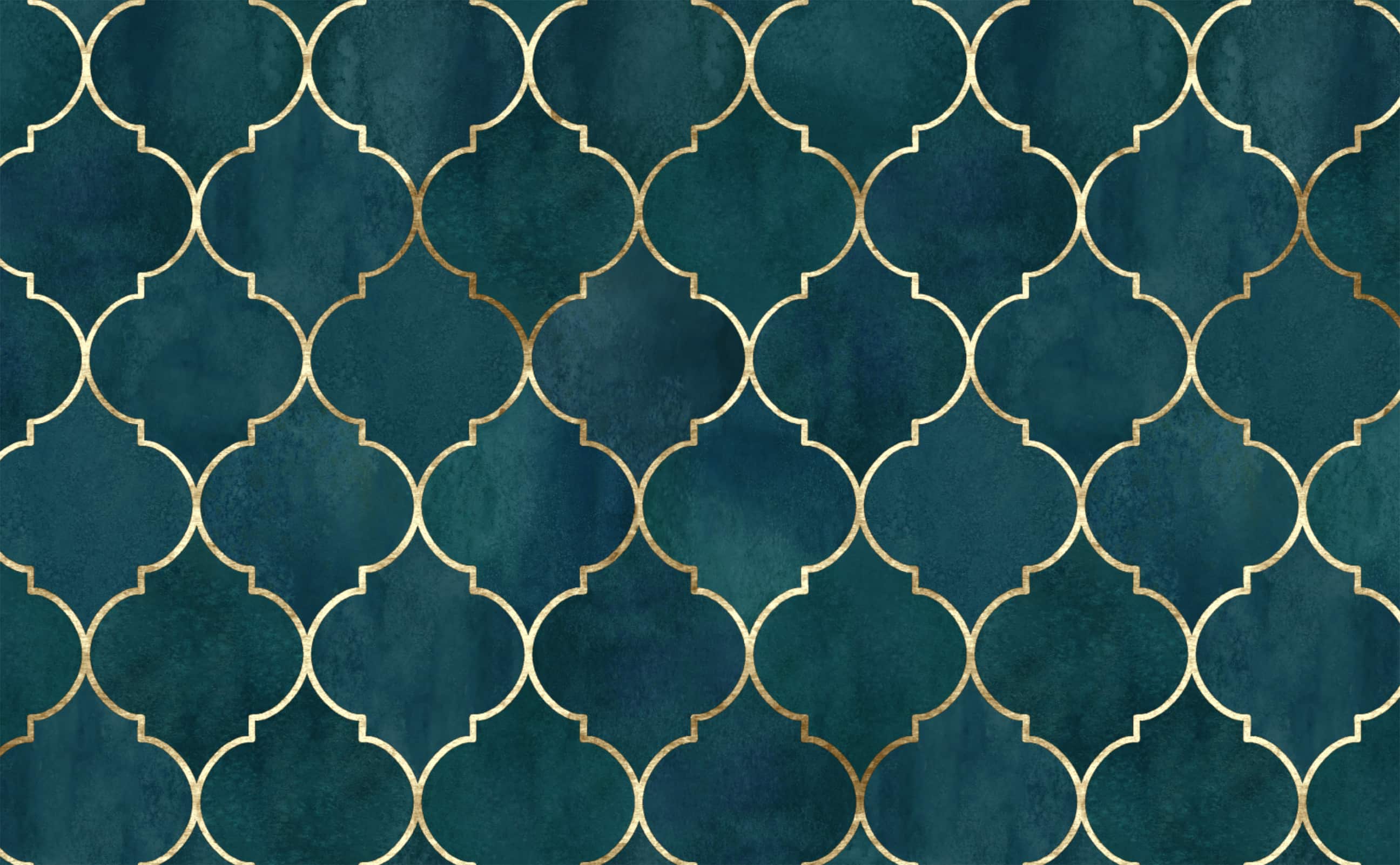 2592x1602 Dark Aquamarine Watercolor with Vintage