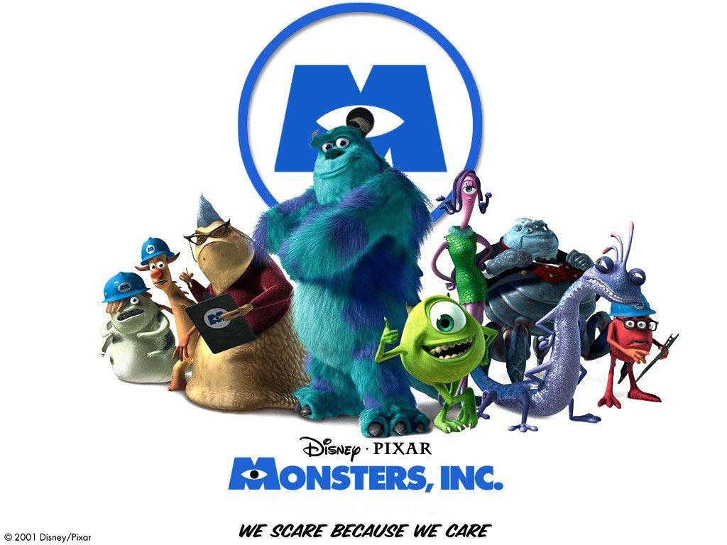 1024x768 Wallpaper of the Movie: Monsters, Inc. 3D