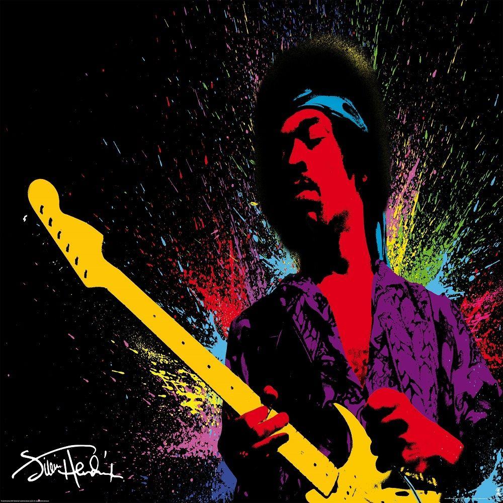 1000x1000 Jimi Hendrix Wallpaper Mural