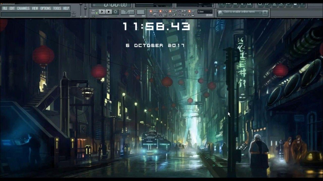 1280x720 anime rain wallpaper