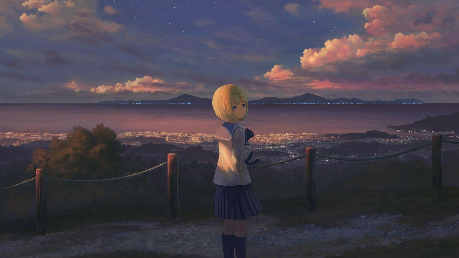 1920x1080 Anime Wallpaper HD Alone