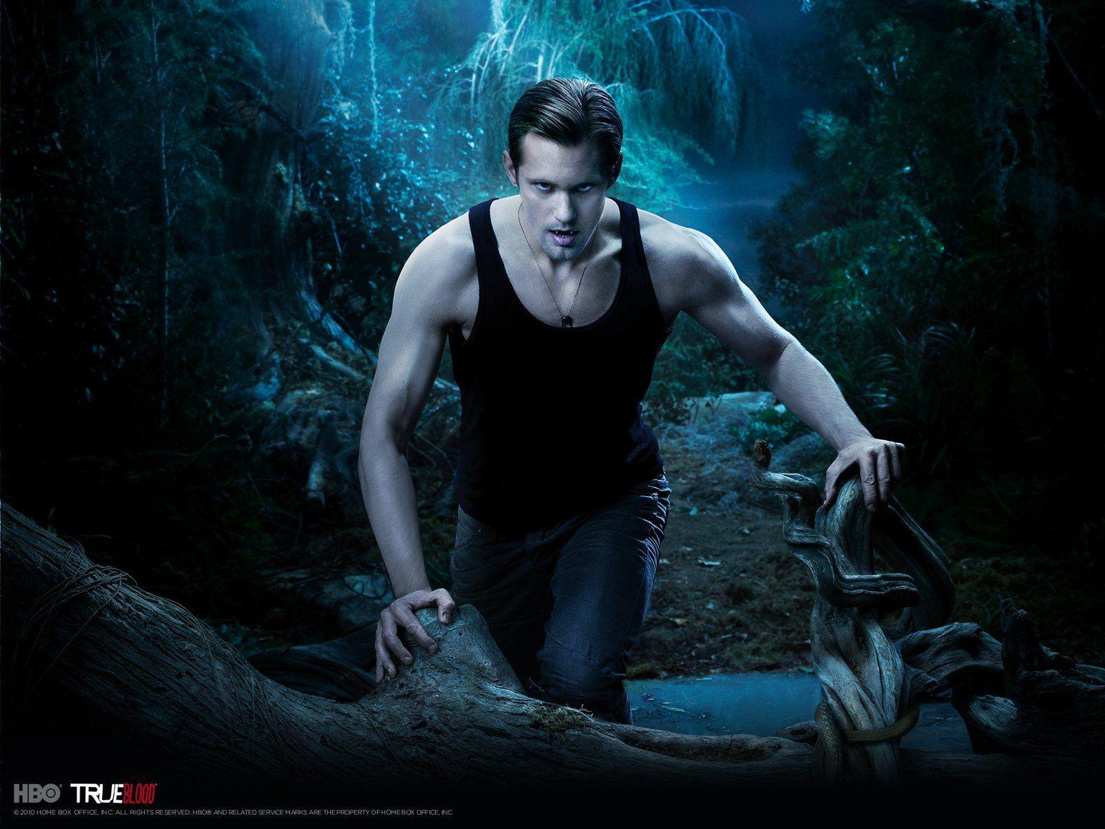 1600x1200 TrueBlood #AlexanderSkarsgard as Eric Wallpaper
