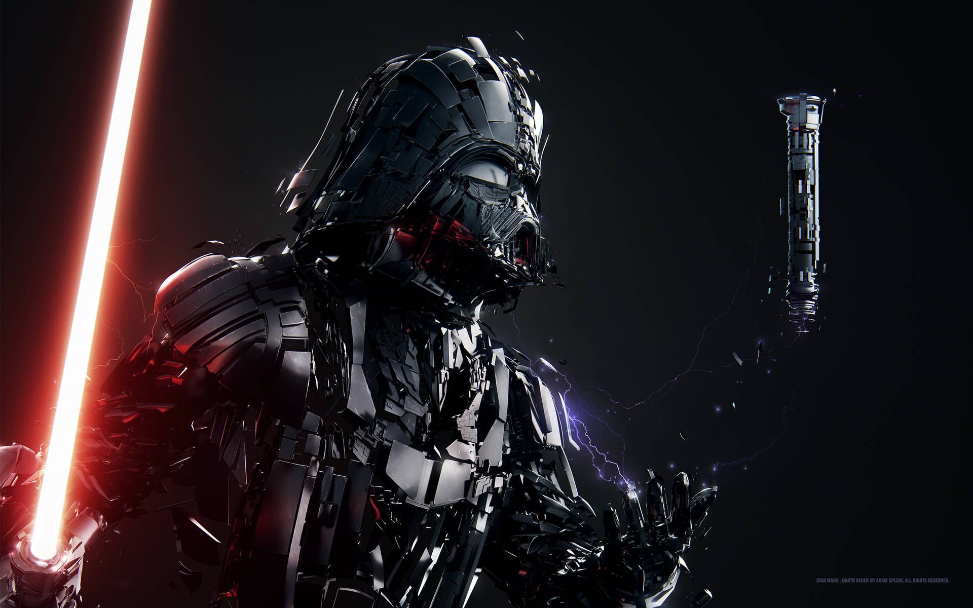1920x1200 Download 2560x1600 Star Wars Darth Vader Side Angle Shot Wallpaper