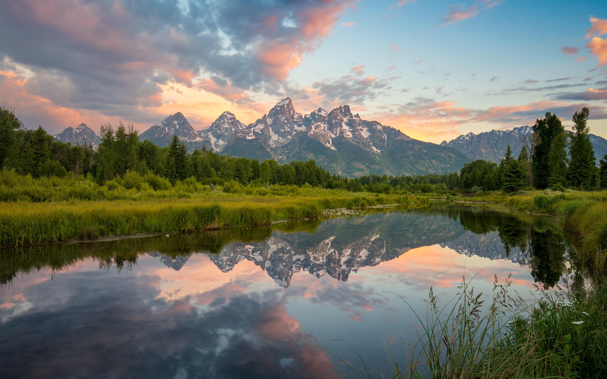 2560x1600 Grand Teton Sunrise [2560x1600] : r