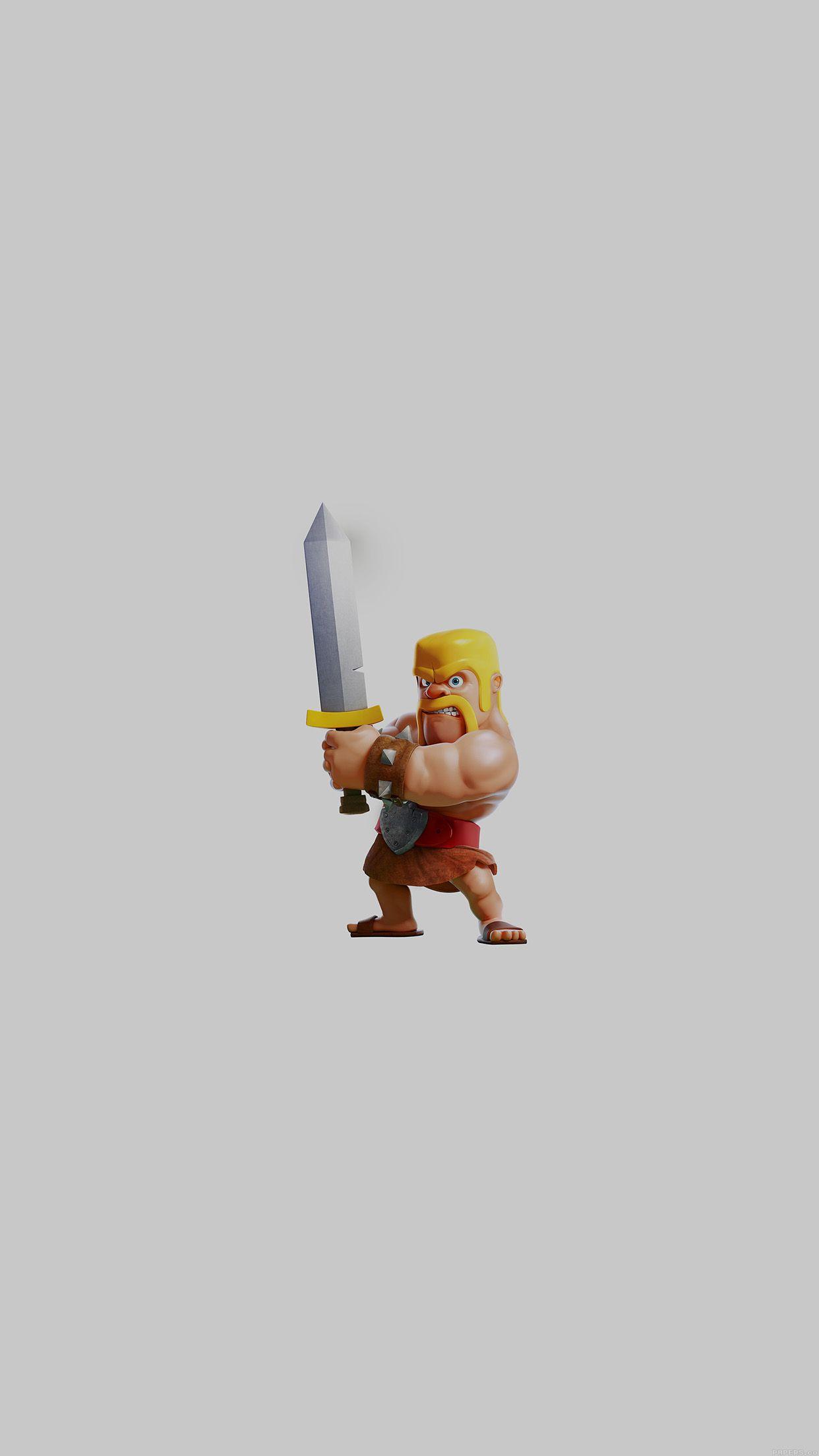 1242x2208 iPhone7papers clash of clans art dark game