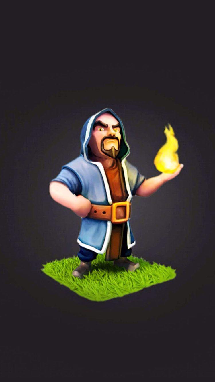 750x1334 Clash Of Clans Wizard Wallpaper, Picture