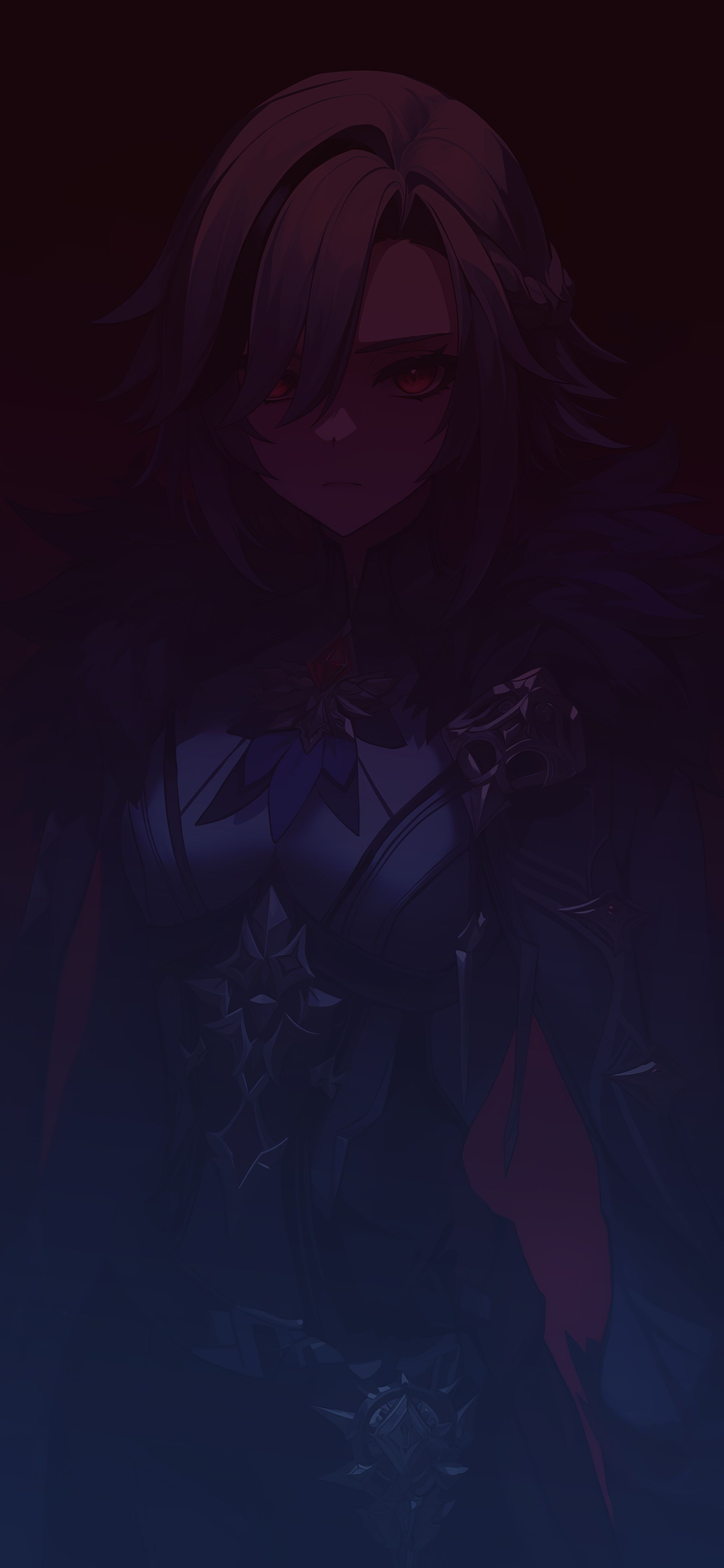 2000x4329 Arlecchino Genshin Impact Dark
