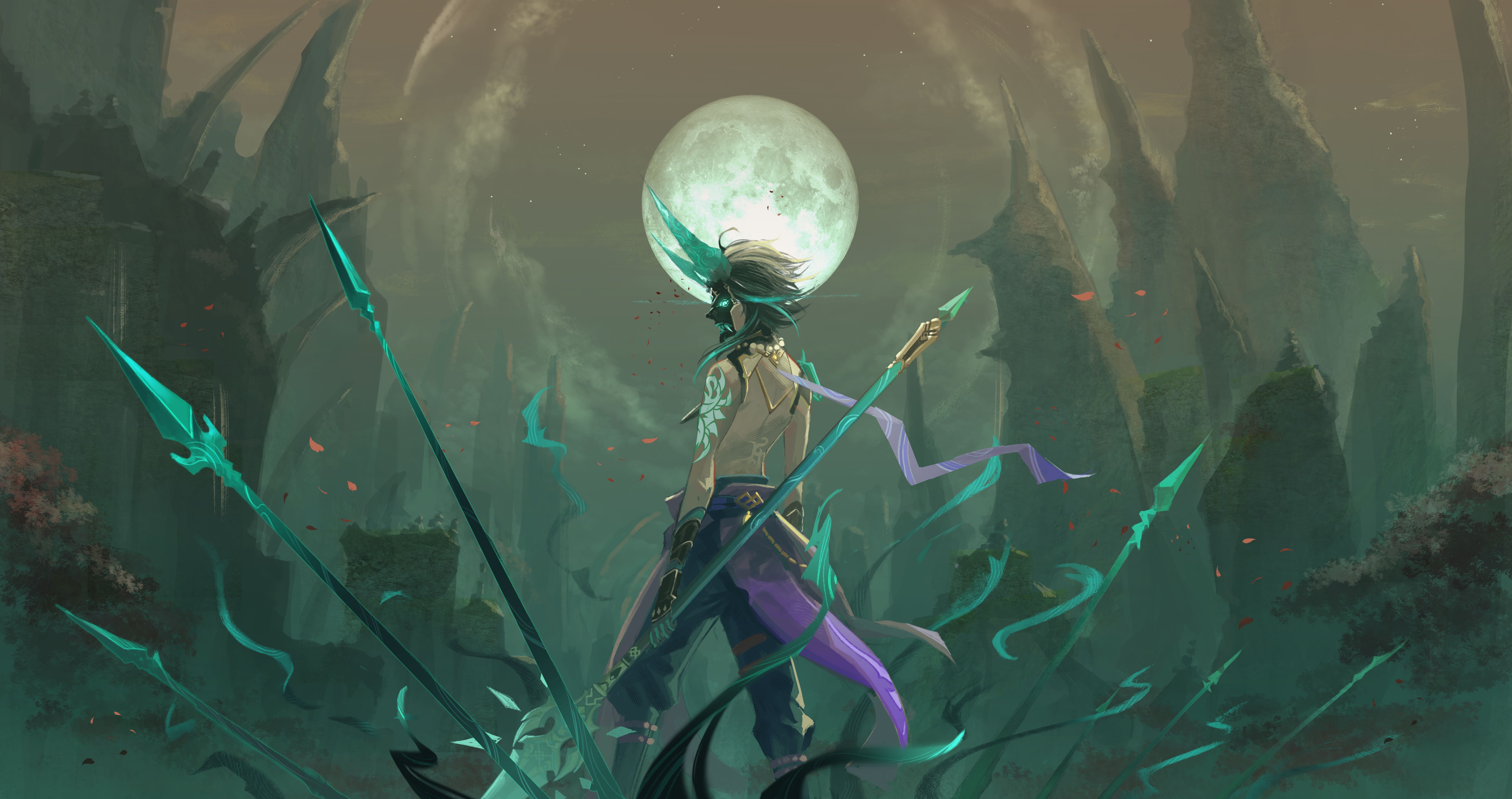 7000x3698 Download Genshin Impact wallpaper