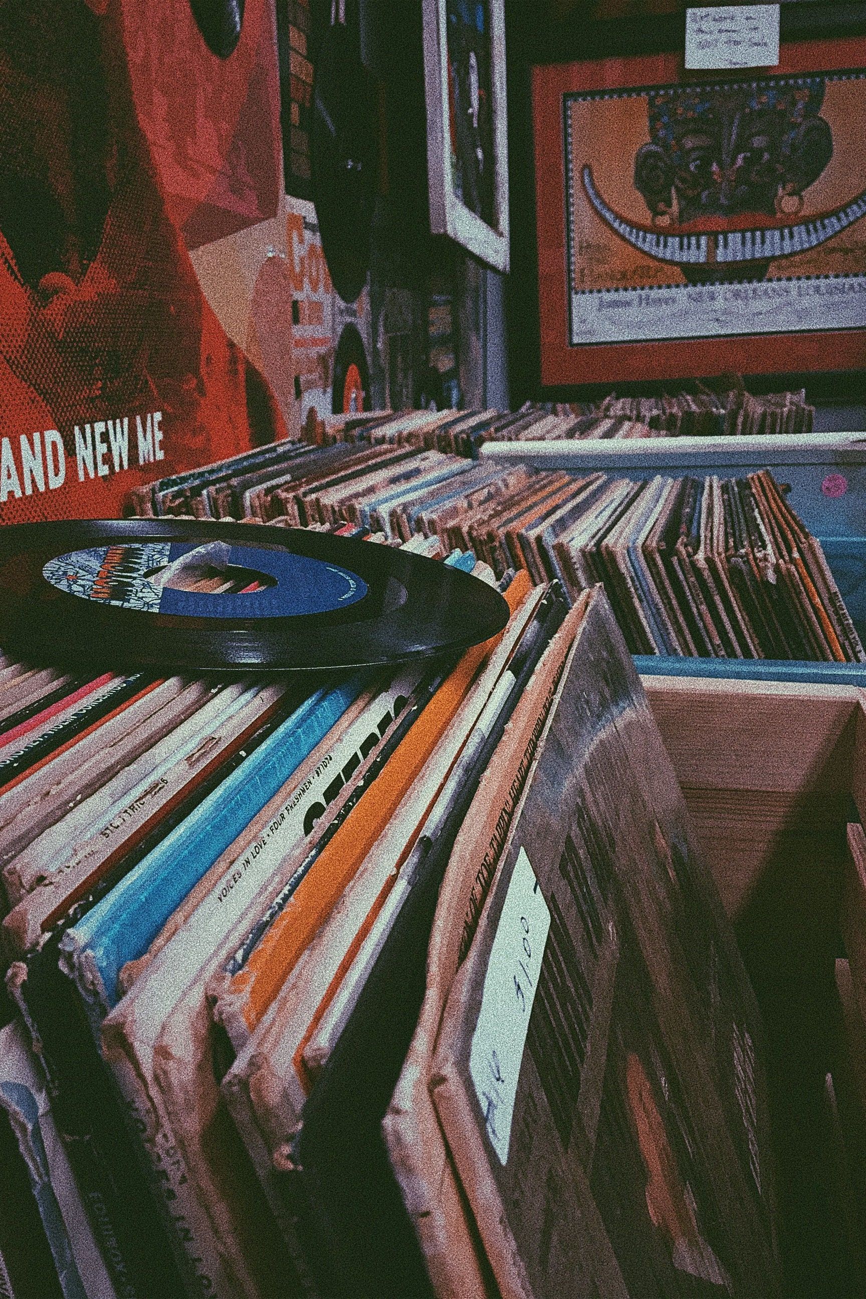 1728x2592 Vintage, Vinyl, Music Store Poster