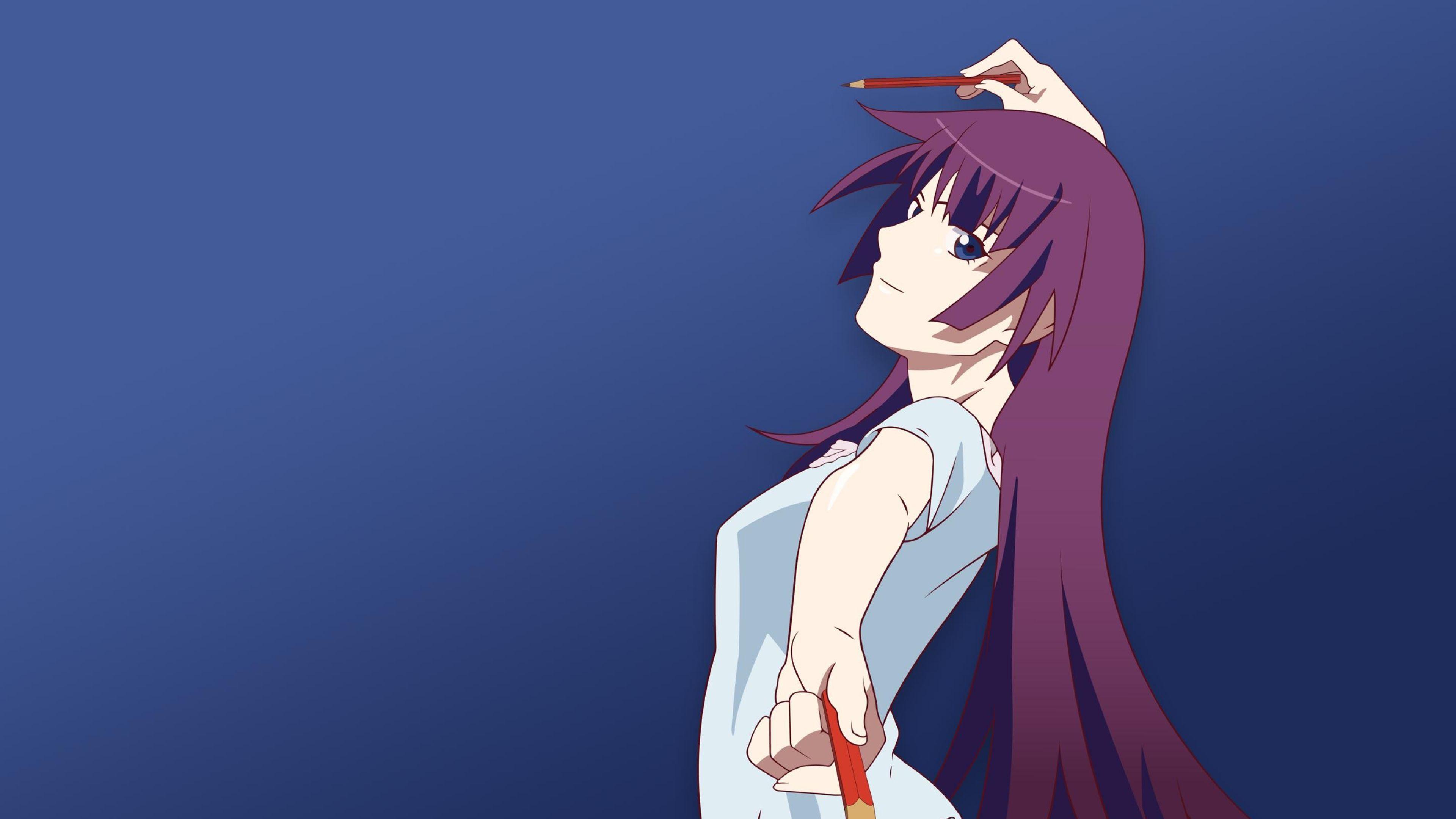 3840x2160 Senjougahara Hitagi, HD Wallpaper & background Download