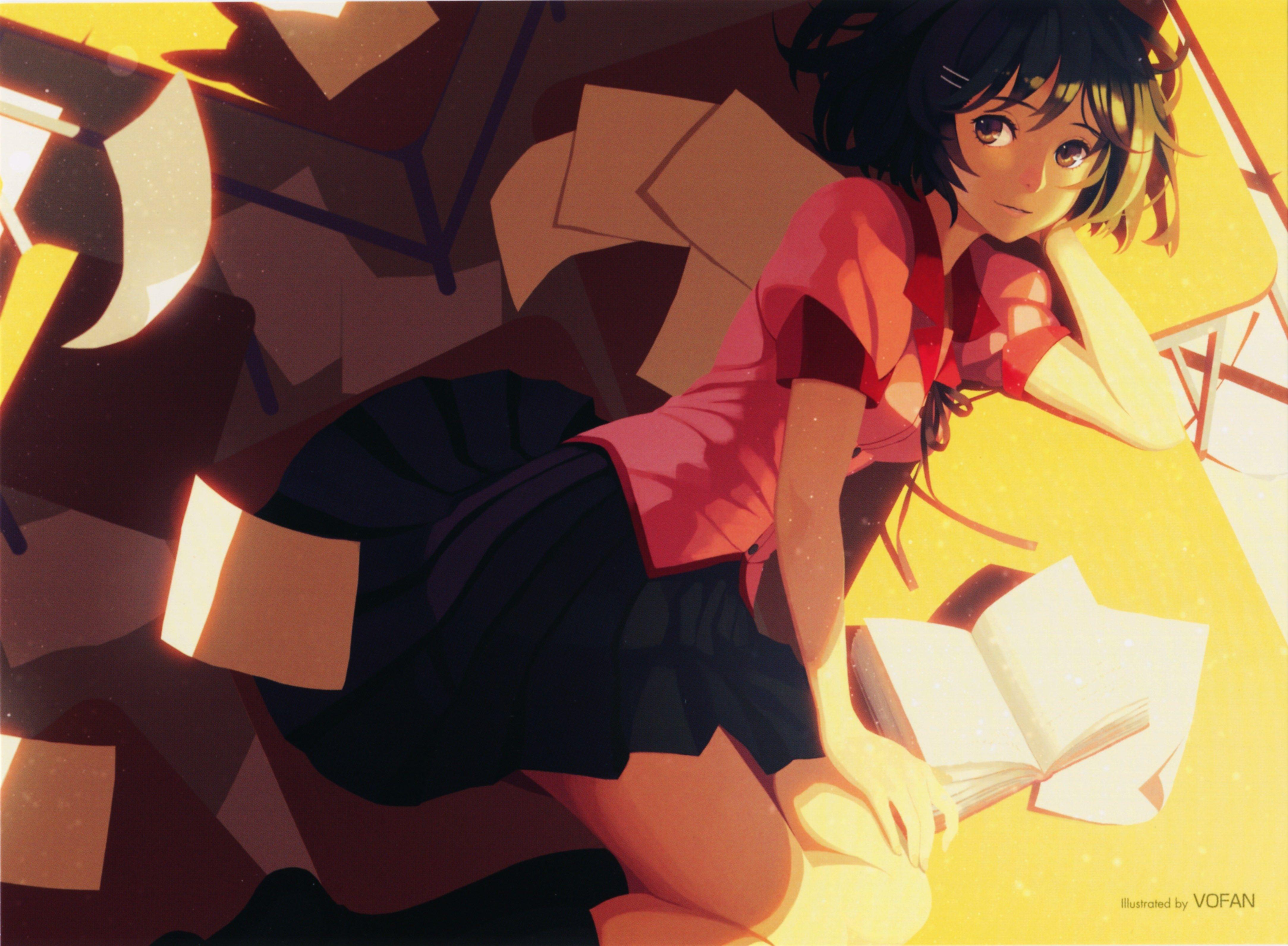 4333x3181 4k monogatari series HD wallpaper (4333x3181). NINER