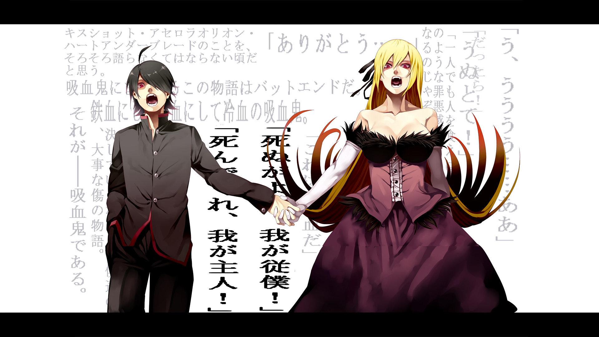1920x1080 High resolution Monogatari (Series) full HD 1920x1080