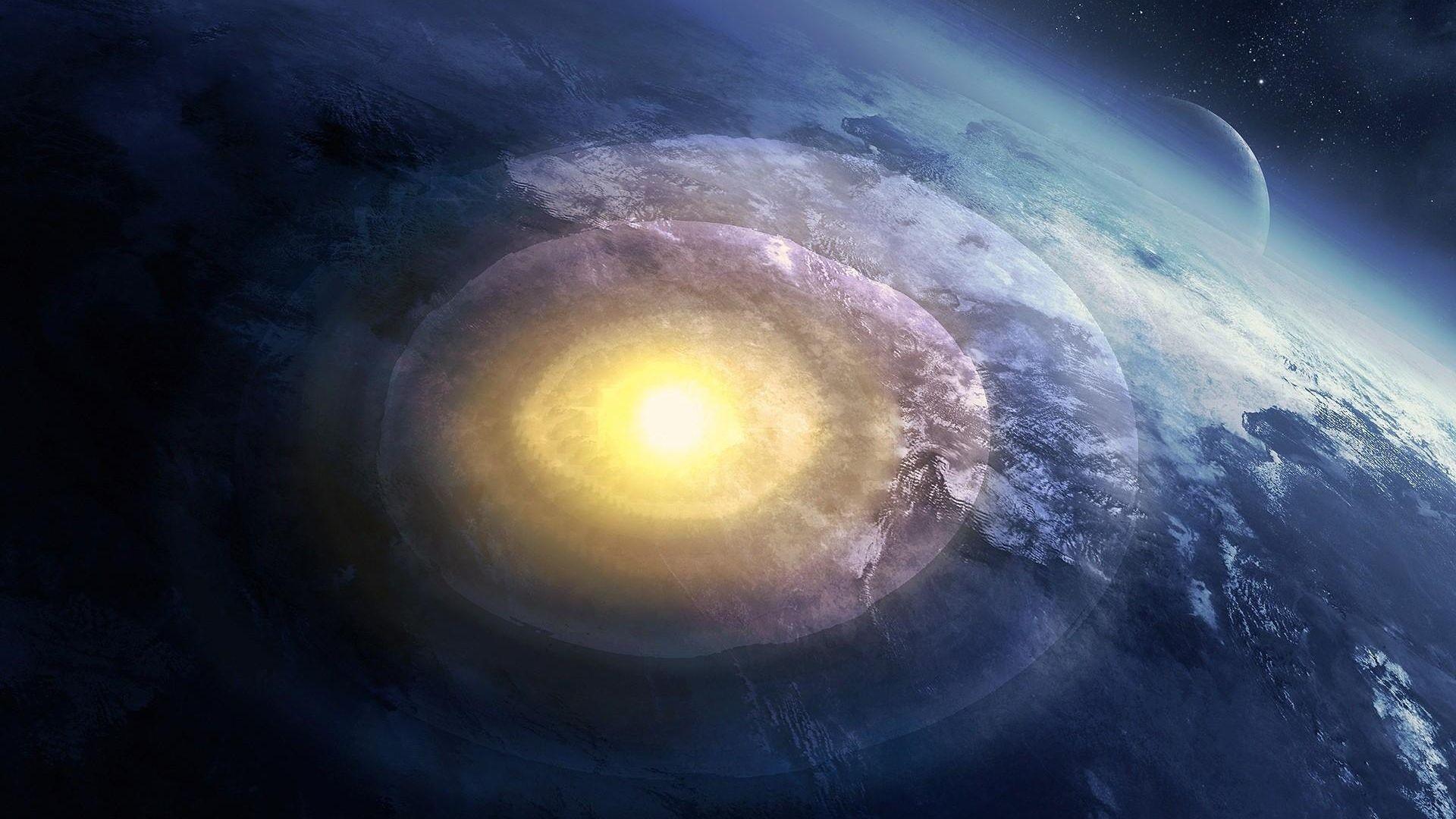 1920x1080 Download Wallpaper 1920x1080 space, explosion, nebula, circles