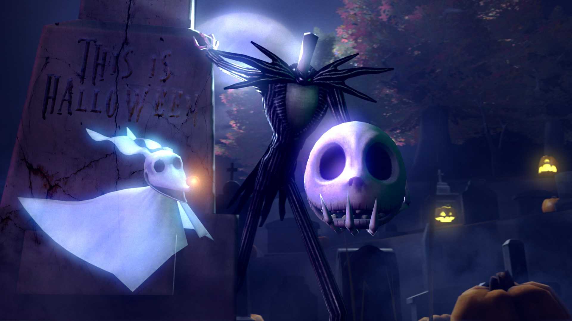 1920x1080 Jack Skellington Nightmare Before Christmas Pc Wallpaper Full HD