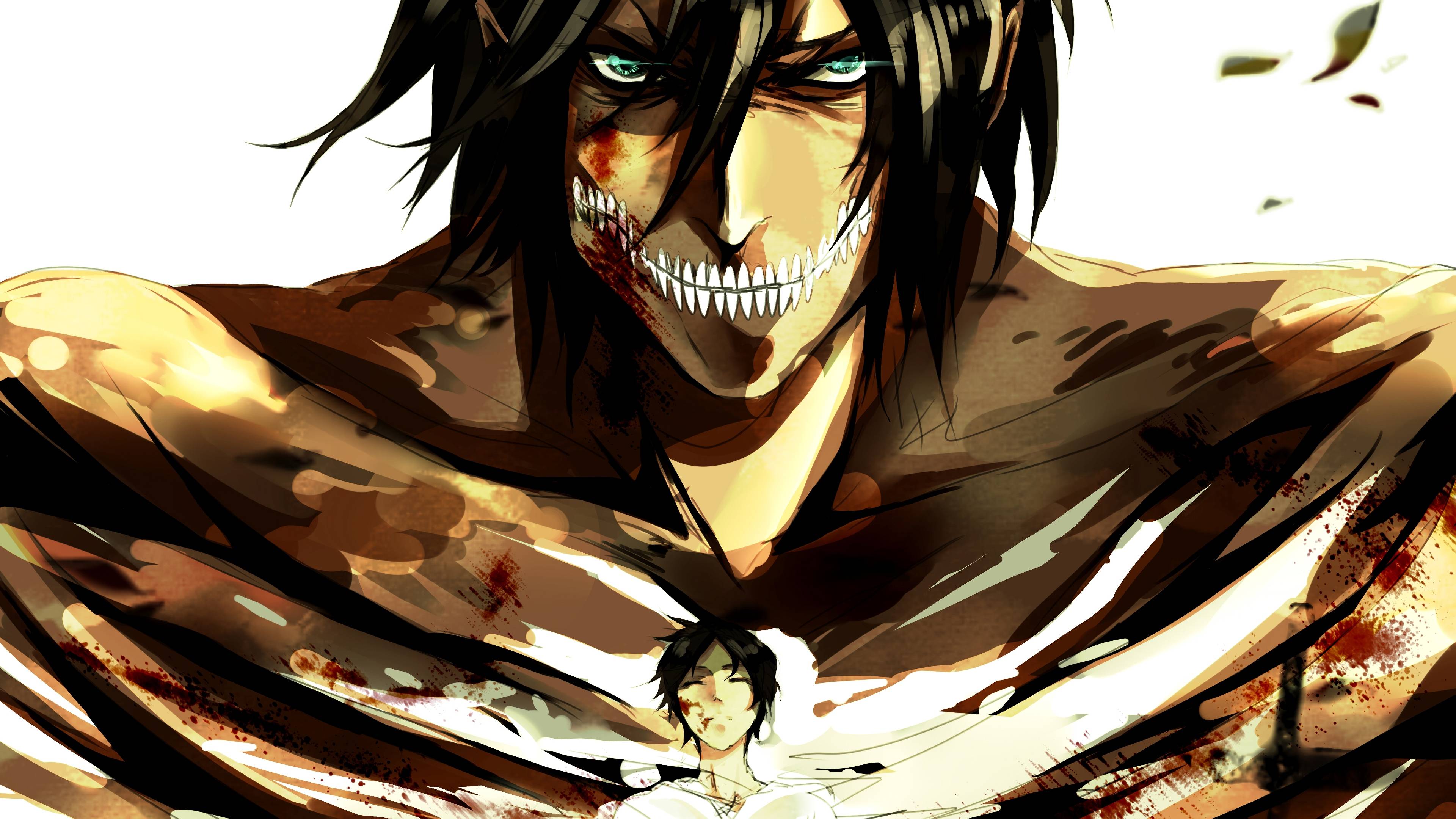 Featured image of post Eren Jäger Long Hair Wallpaper