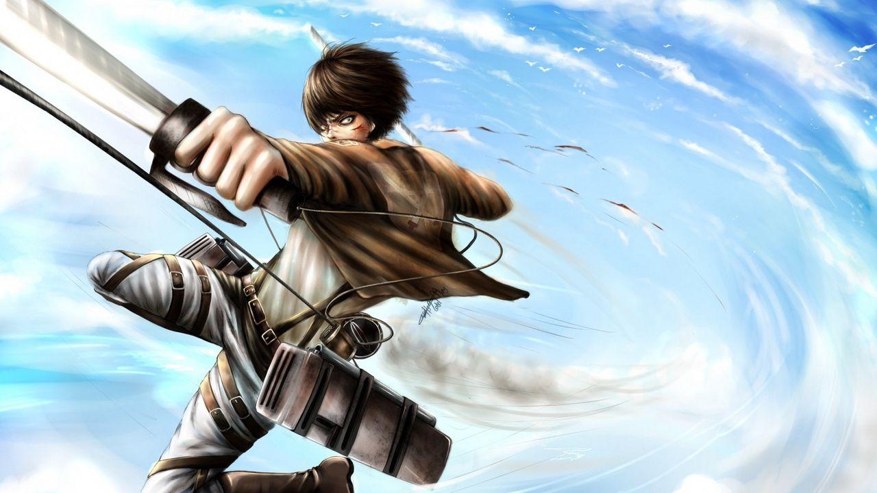 1280x720 Download wallpaper 1280x720 attack on titan, shingeki no