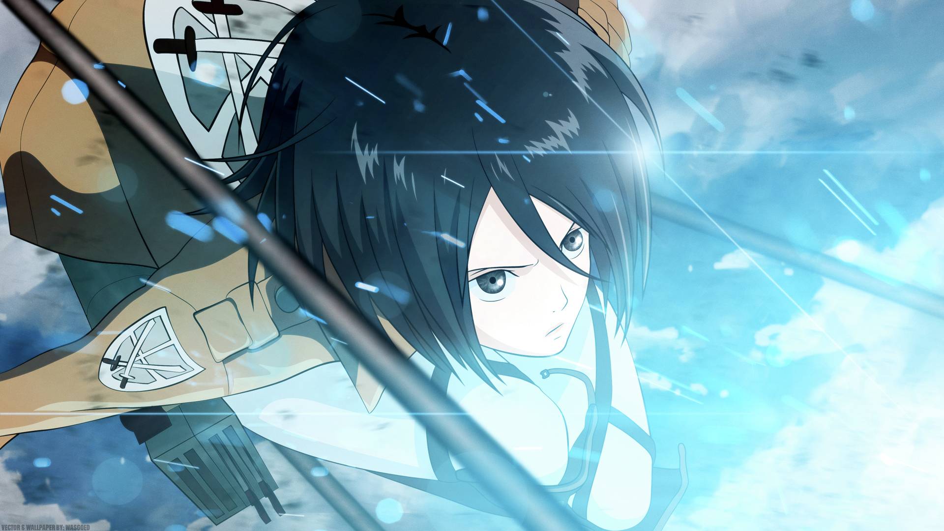 1920x1080 Mikasa Ackerman Wallpaper