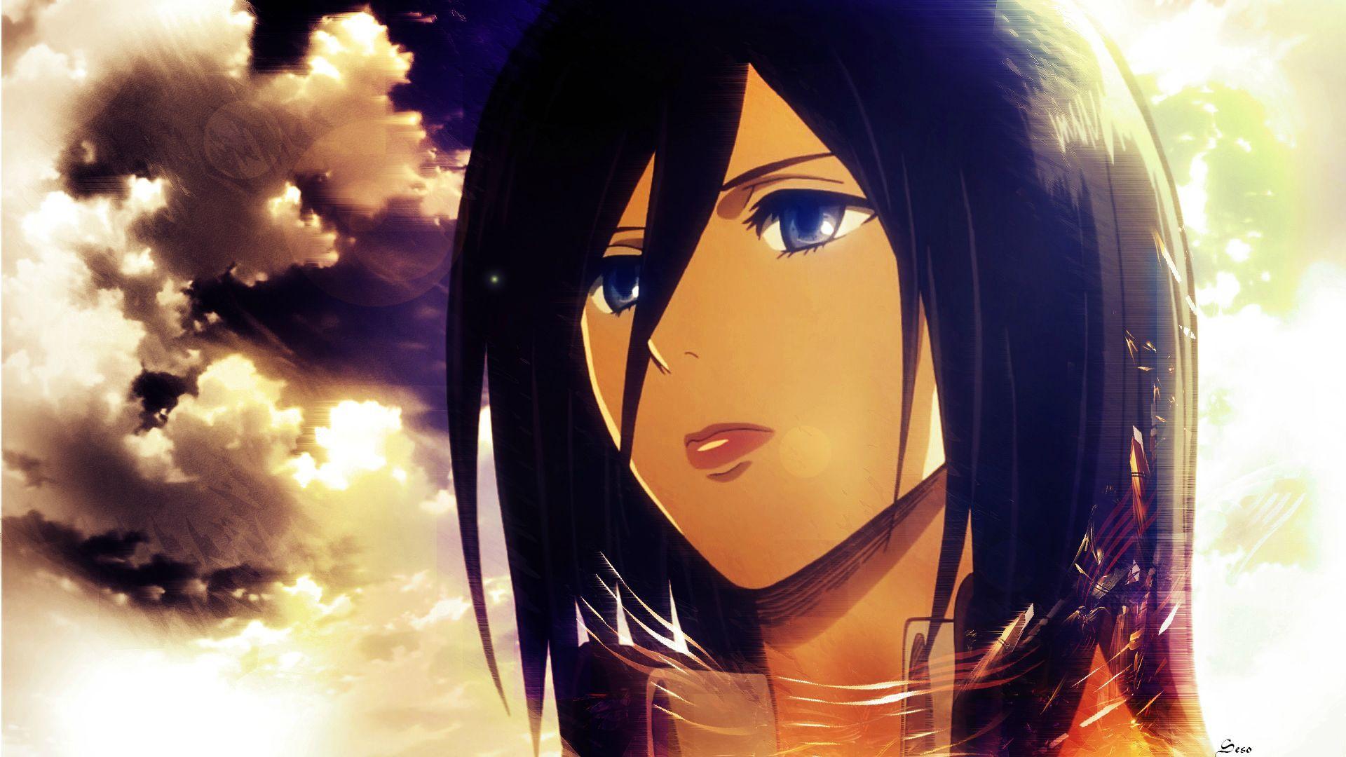 1920x1080 Mikasa No Kyojin [OC]