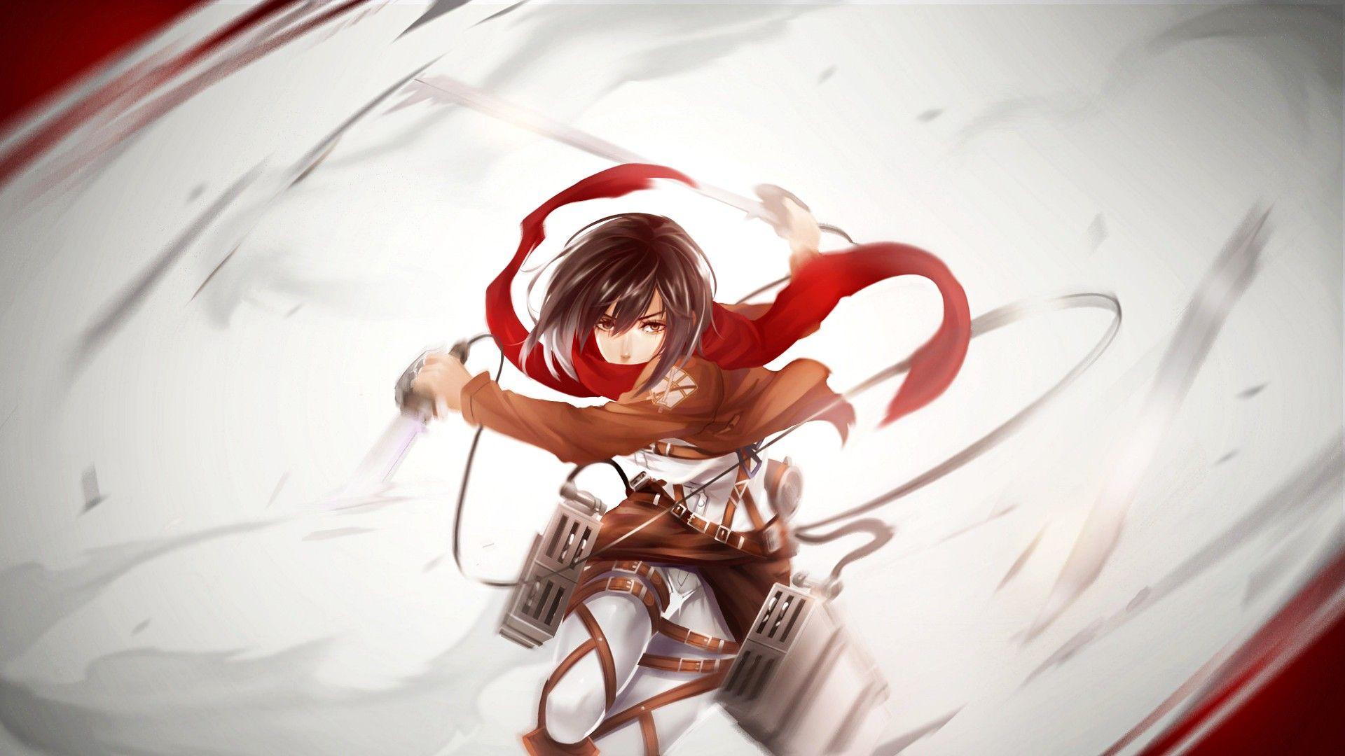 1920x1080 Shingeki no Kyojin, Mikasa Ackerman HD Wallpaper / Desktop